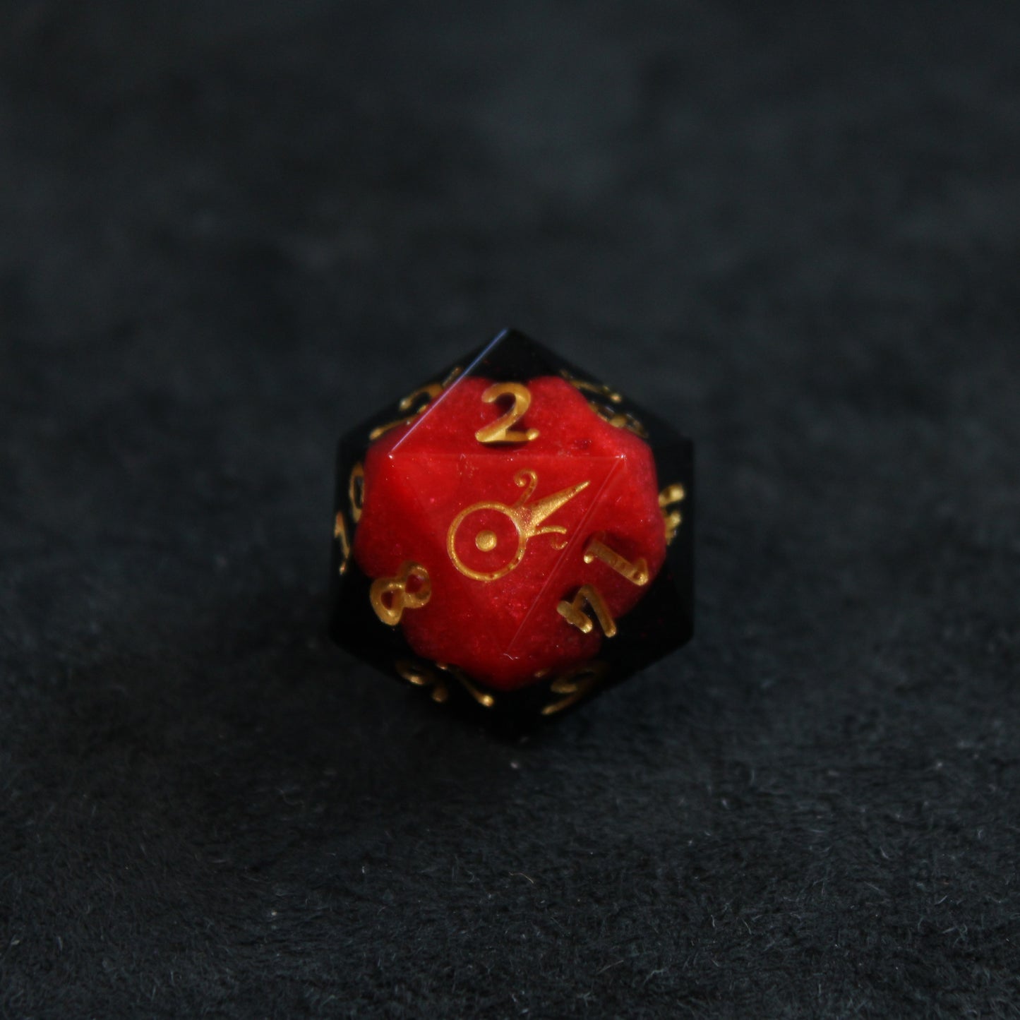 Handmade Molten Core d20
