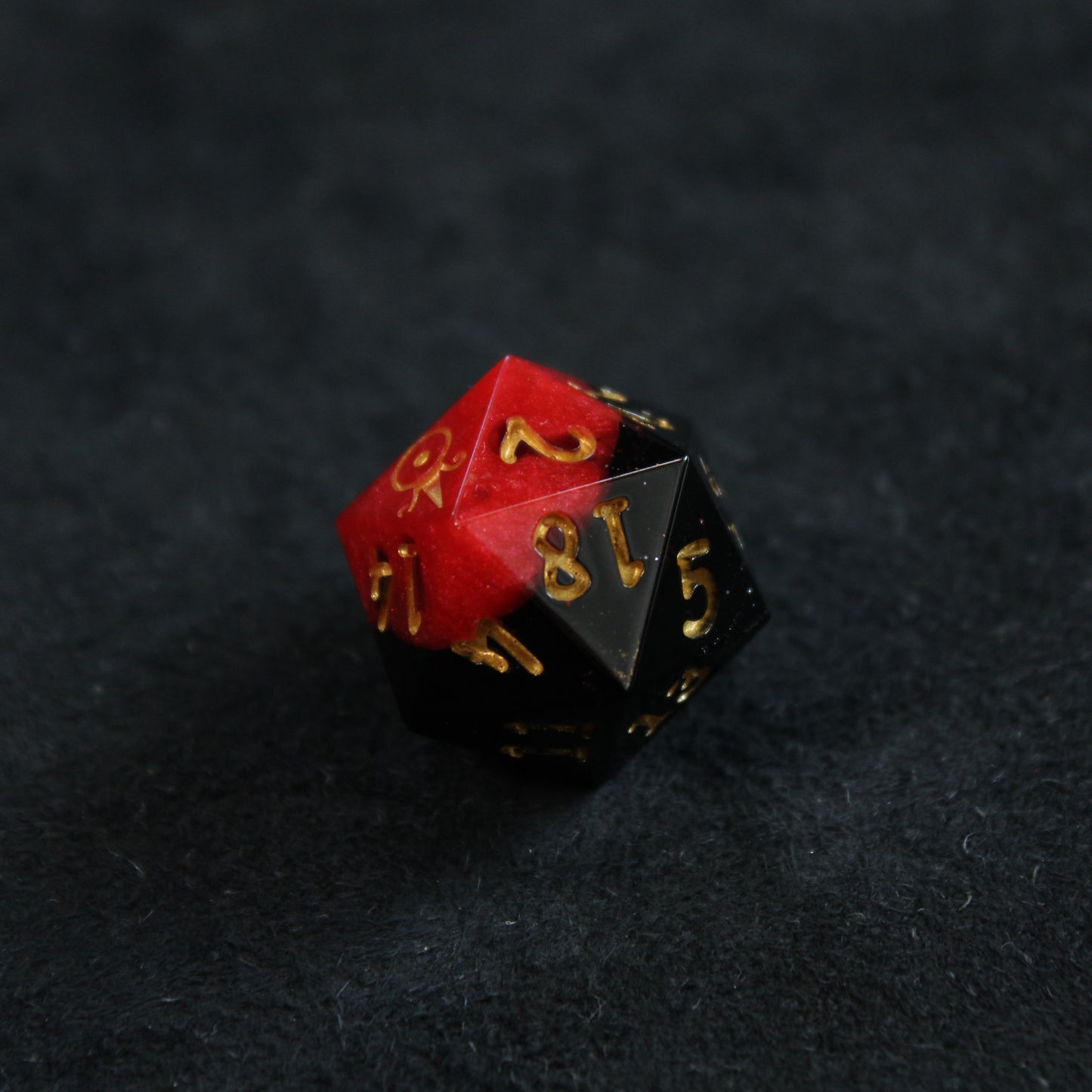 Handmade Molten Core d20