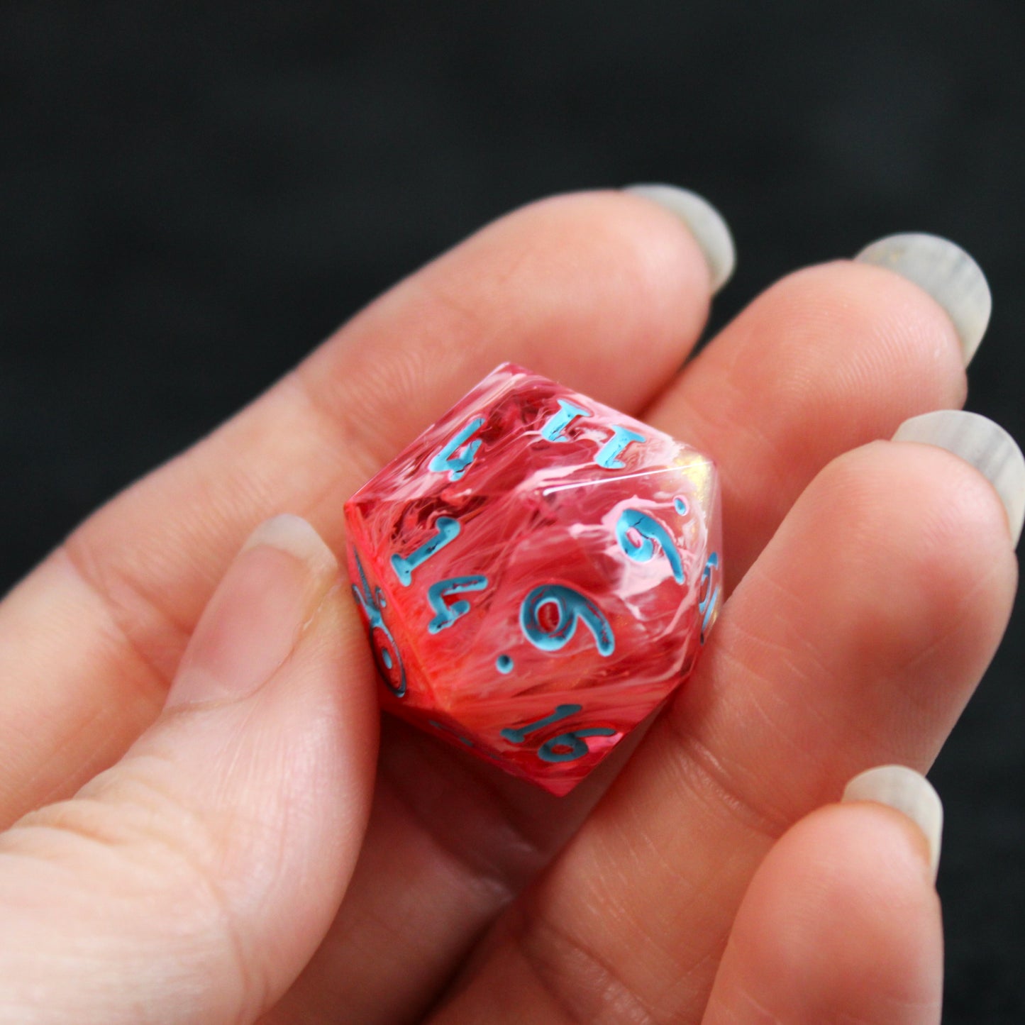 Handmade Pink Drink d20