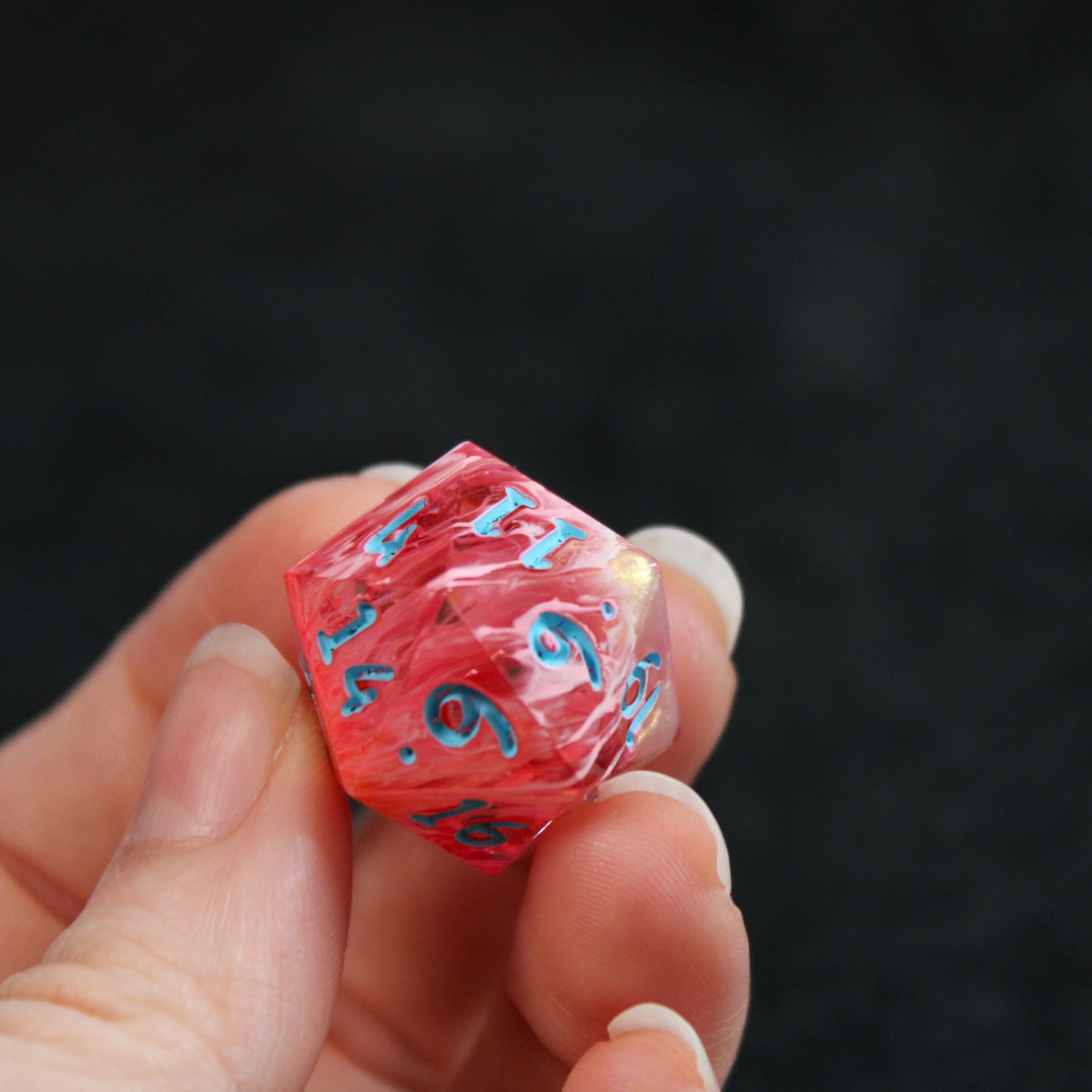 Handmade Pink Drink d20