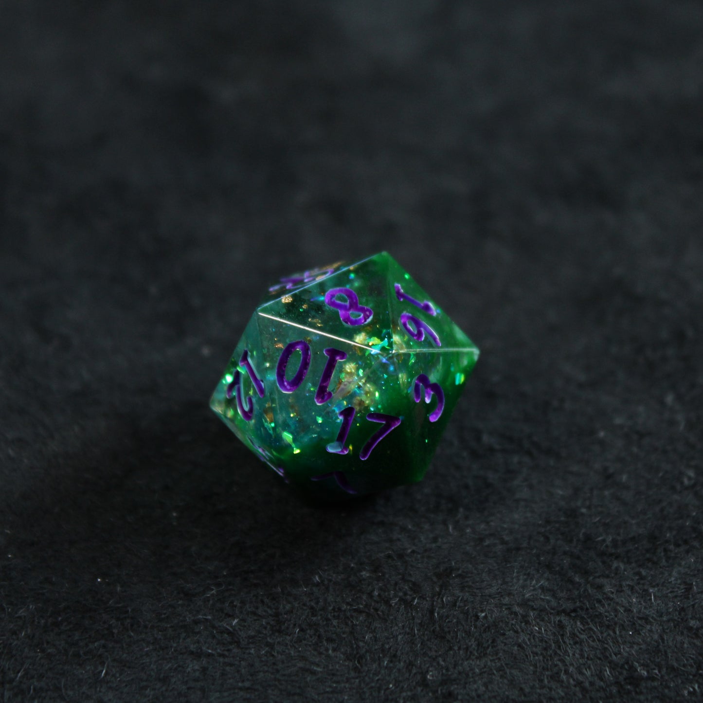 Handmade Hulking d20 (Glow-in-the-dark!)