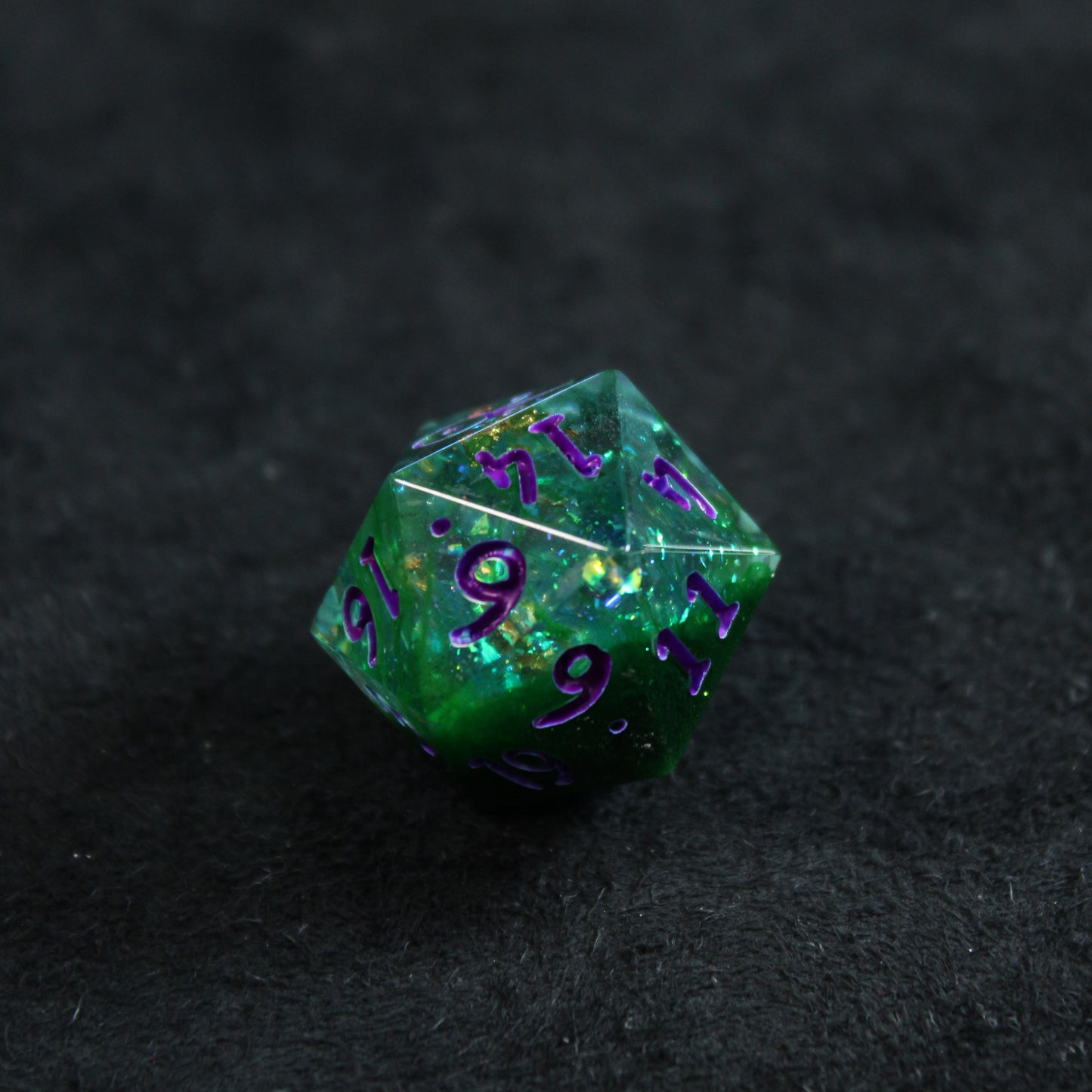 Handmade Hulking d20 (Glow-in-the-dark!)