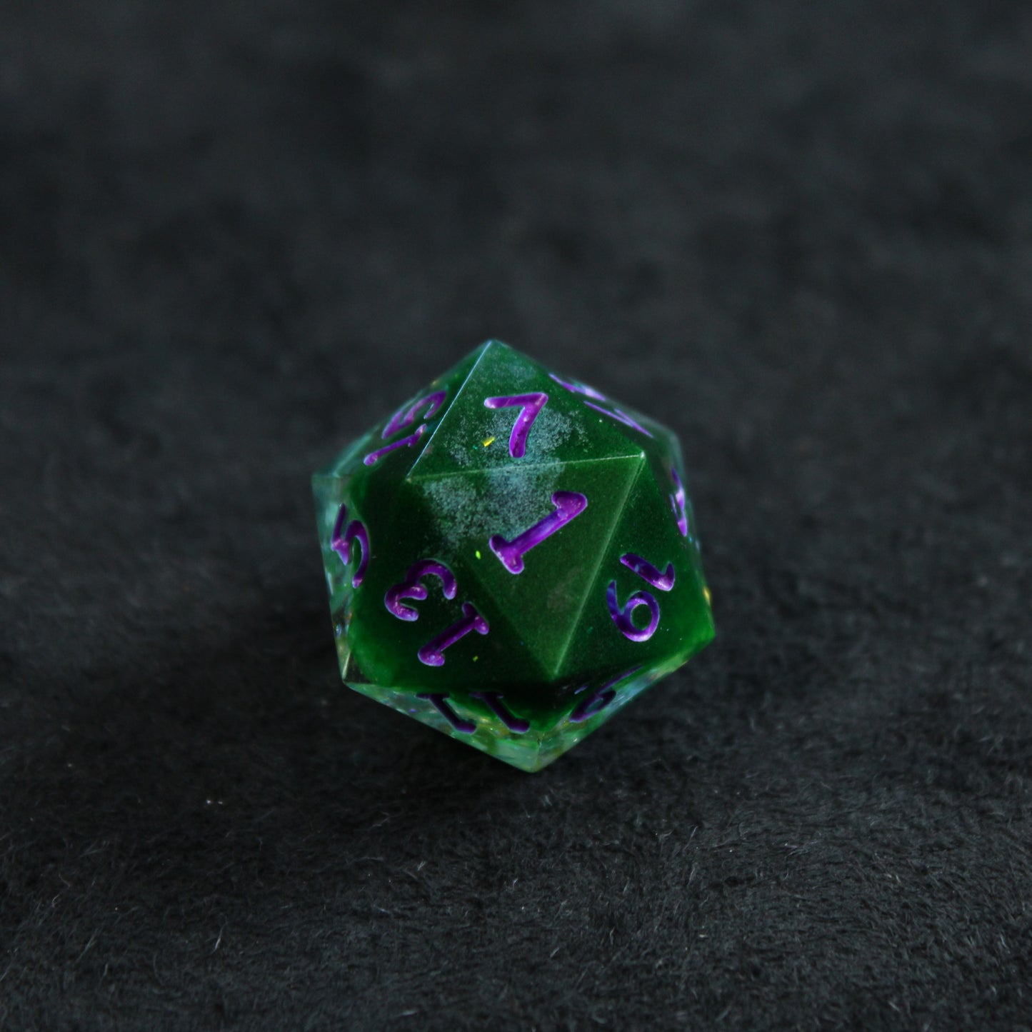 Handmade Hulking d20 (Glow-in-the-dark!)