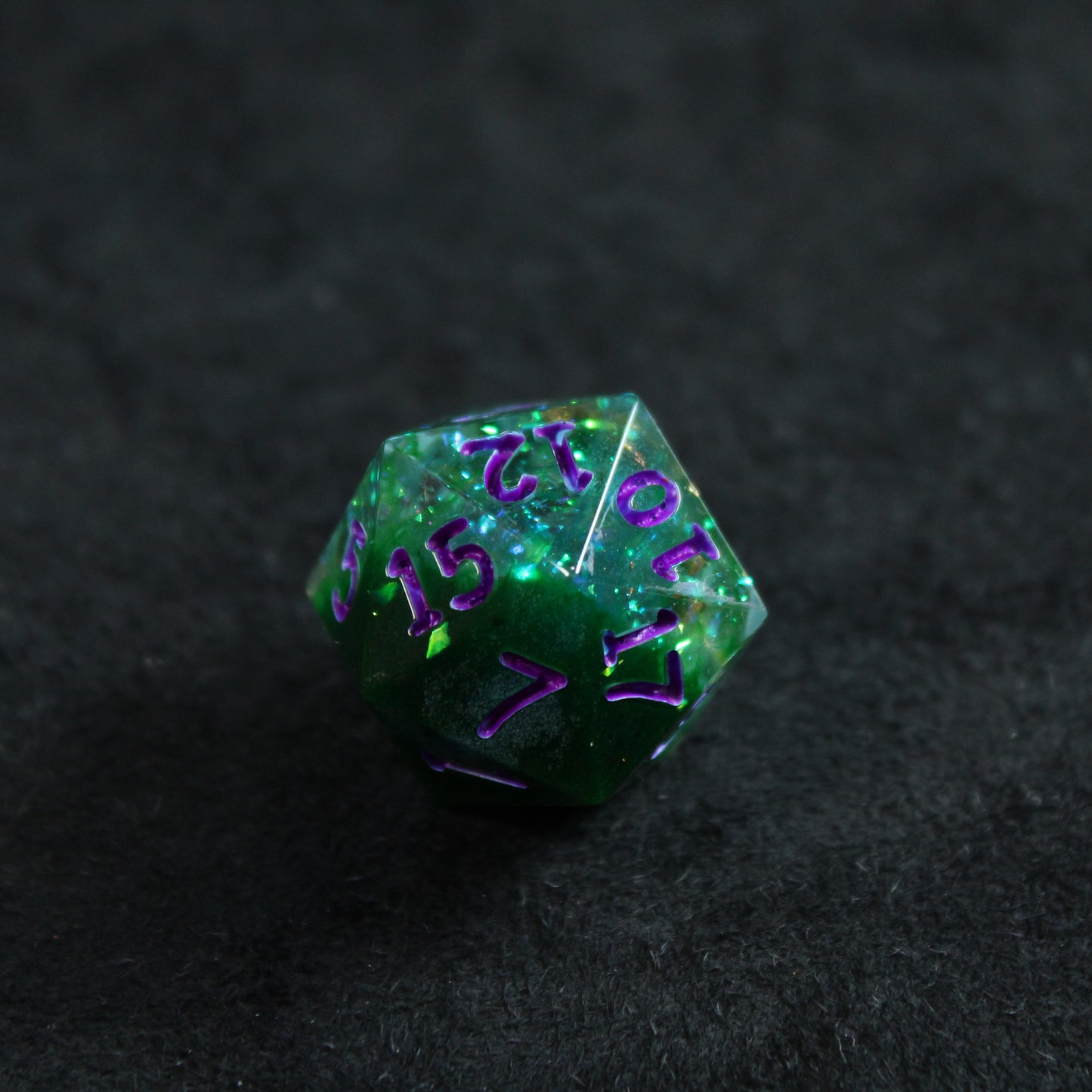 Handmade Hulking d20 (Glow-in-the-dark!)