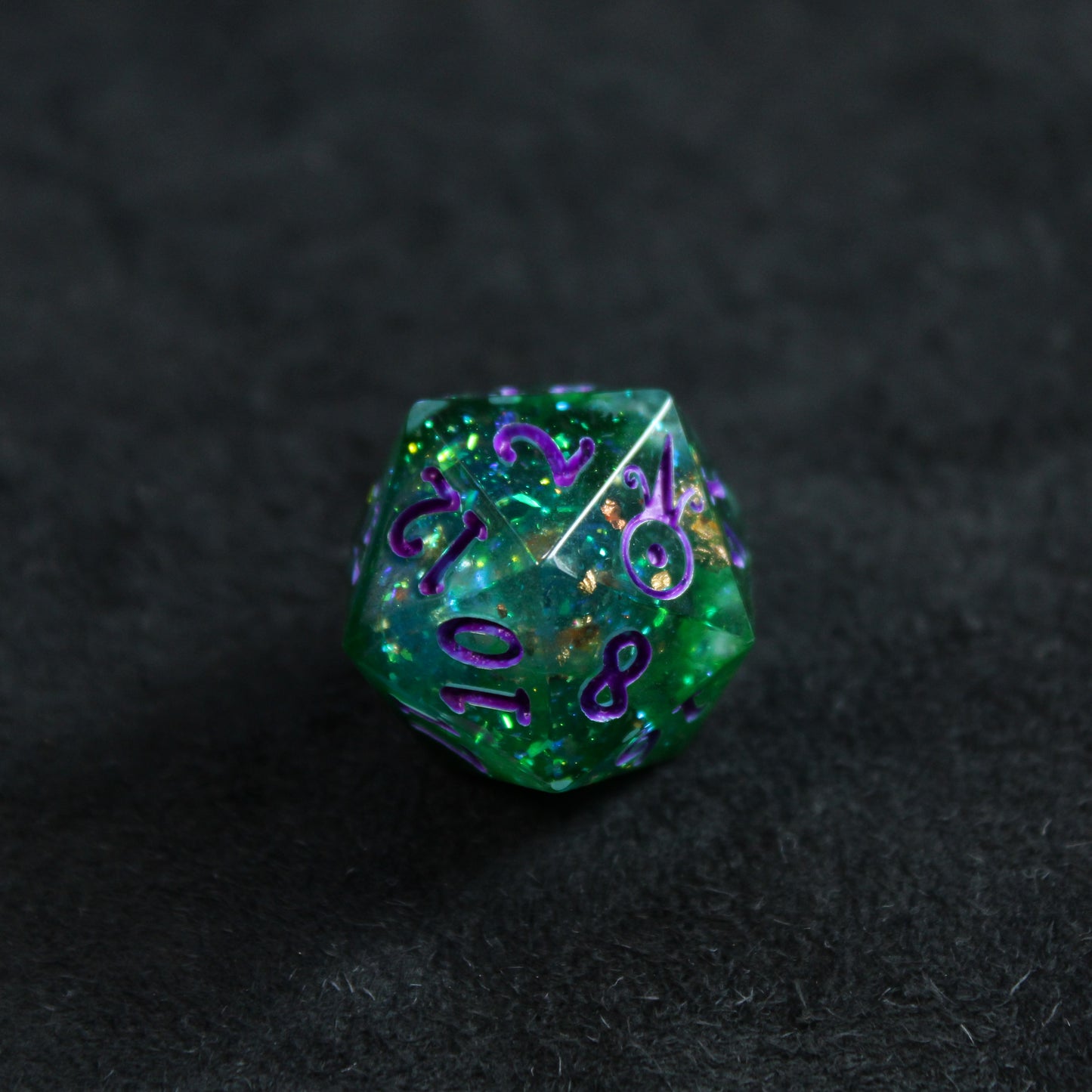 Handmade Hulking d20 (Glow-in-the-dark!)
