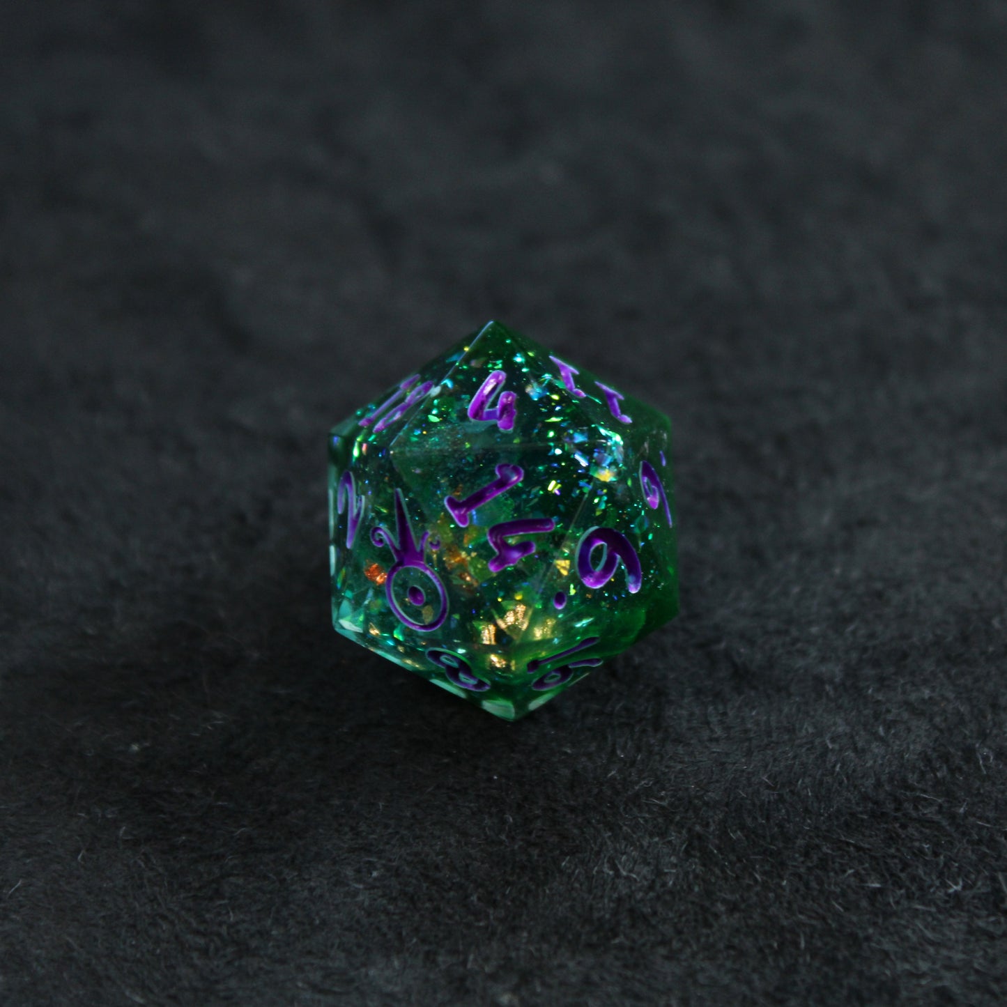 Handmade Hulking d20 (Glow-in-the-dark!)
