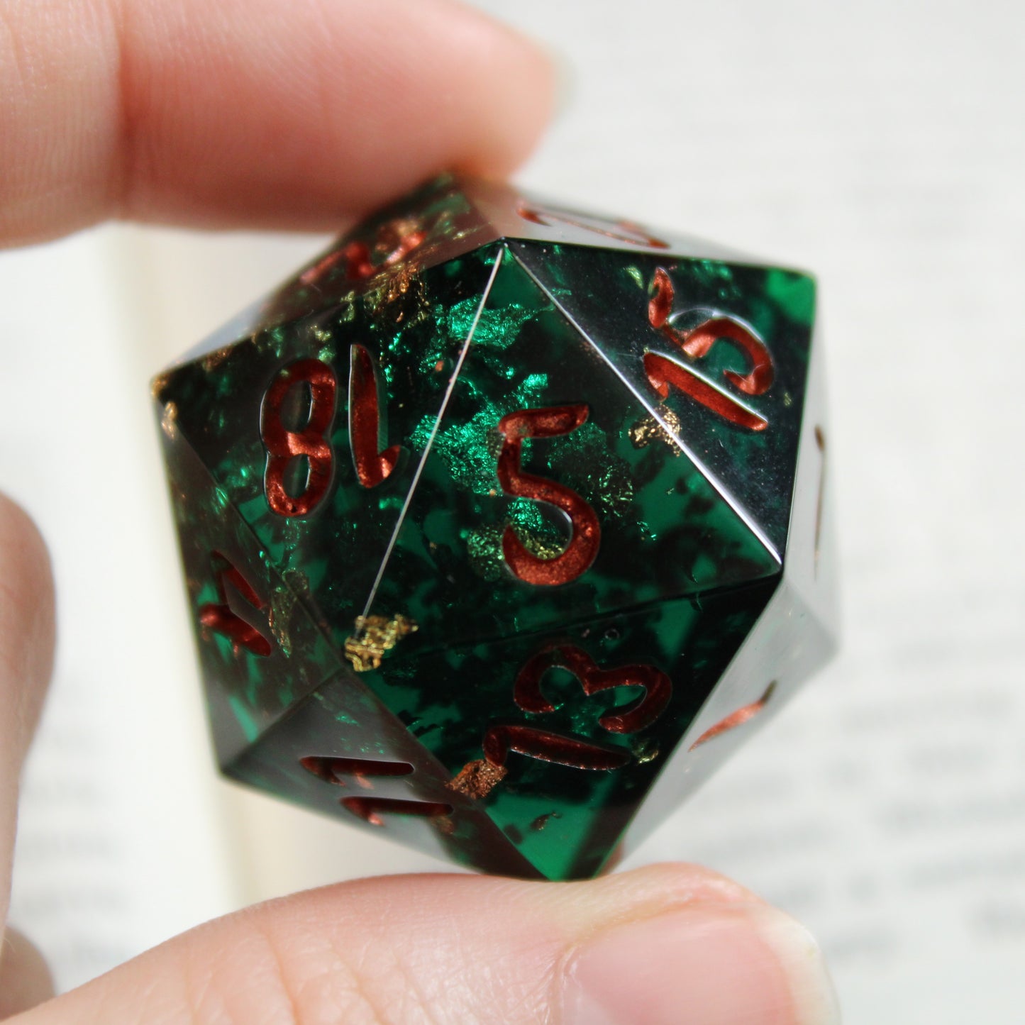 Copper Core Jumbo d20
