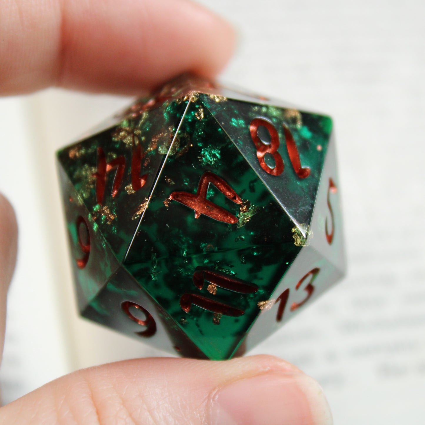 Copper Core Jumbo d20
