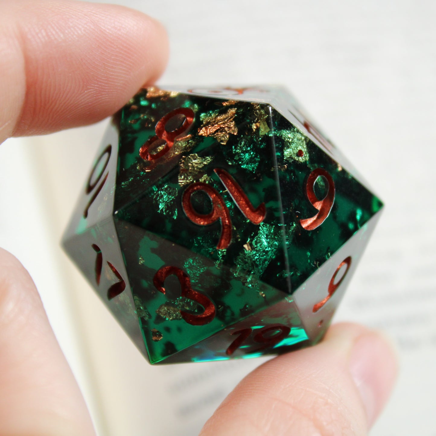 Copper Core Jumbo d20