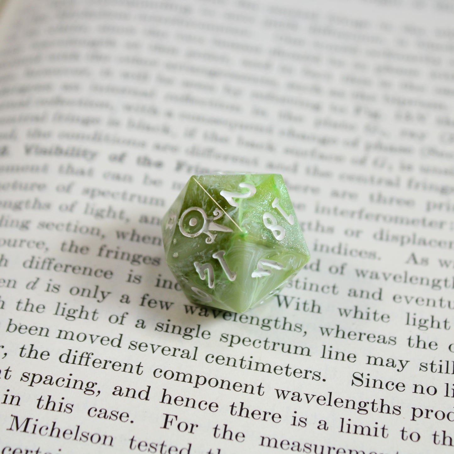 Handmade Green Thumb d20