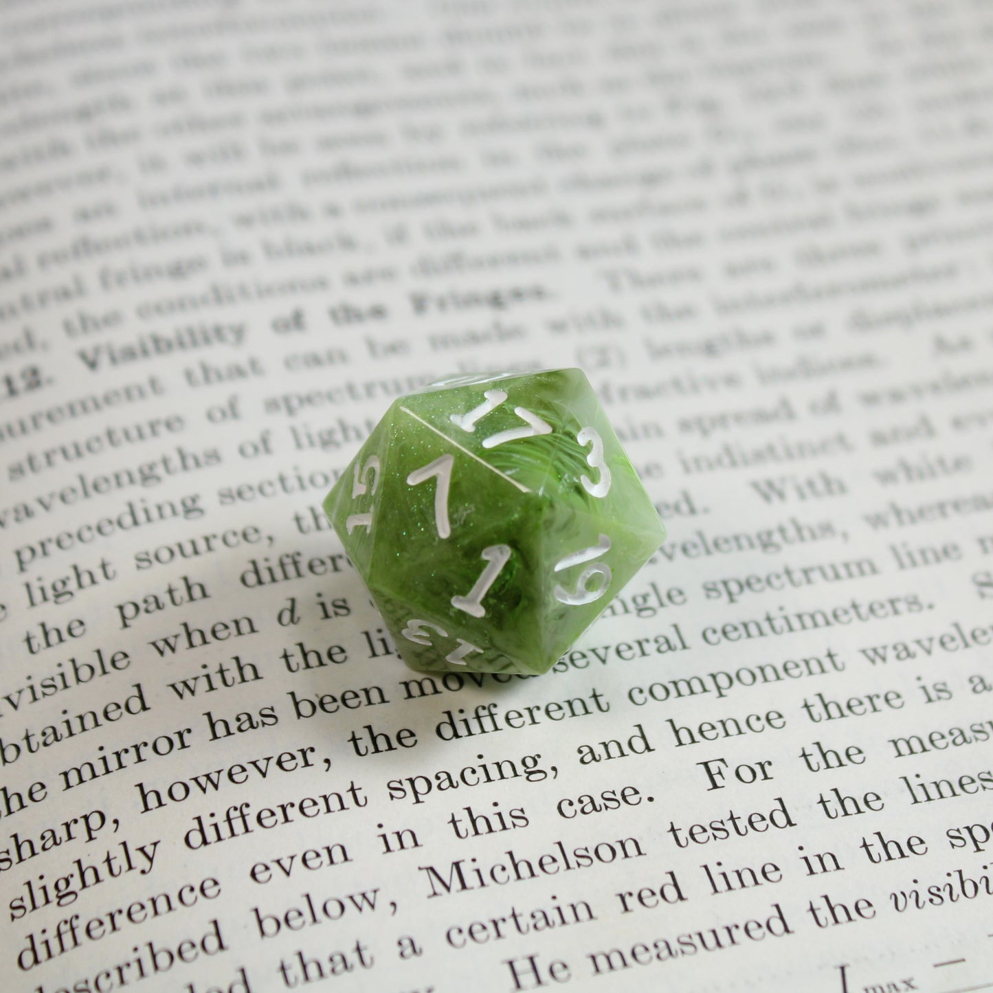 Handmade Green Thumb d20