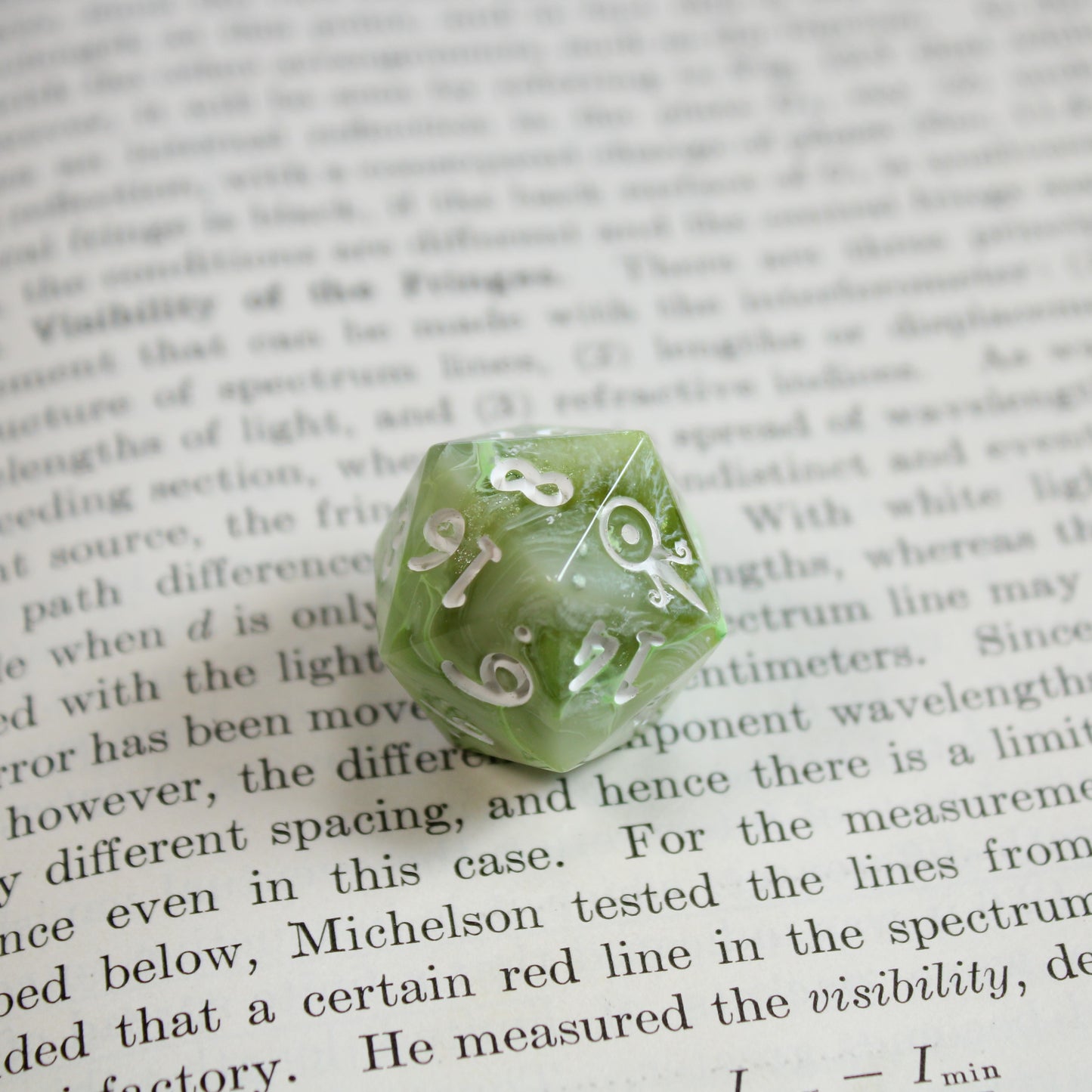 Handmade Green Thumb d20