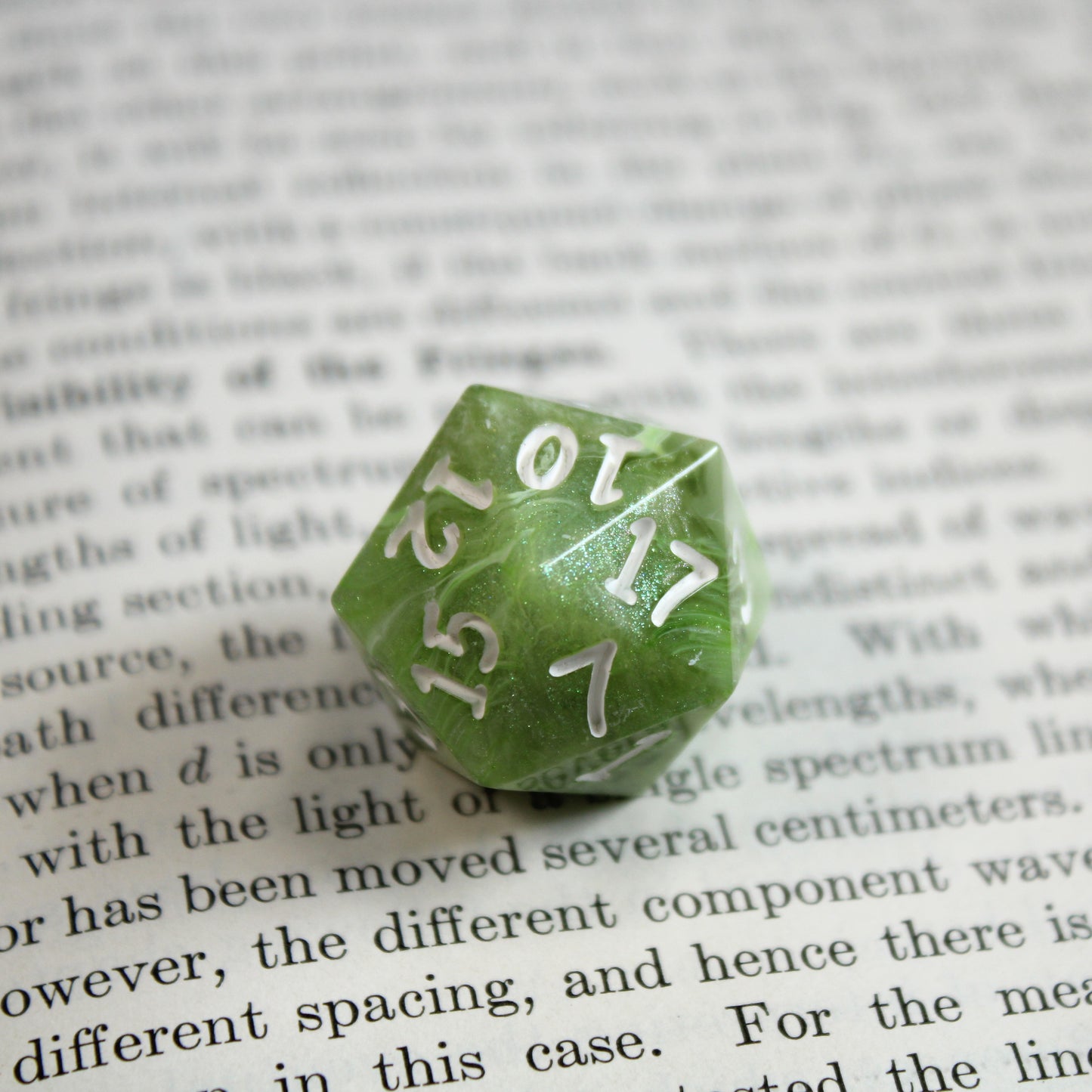 Handmade Green Thumb d20
