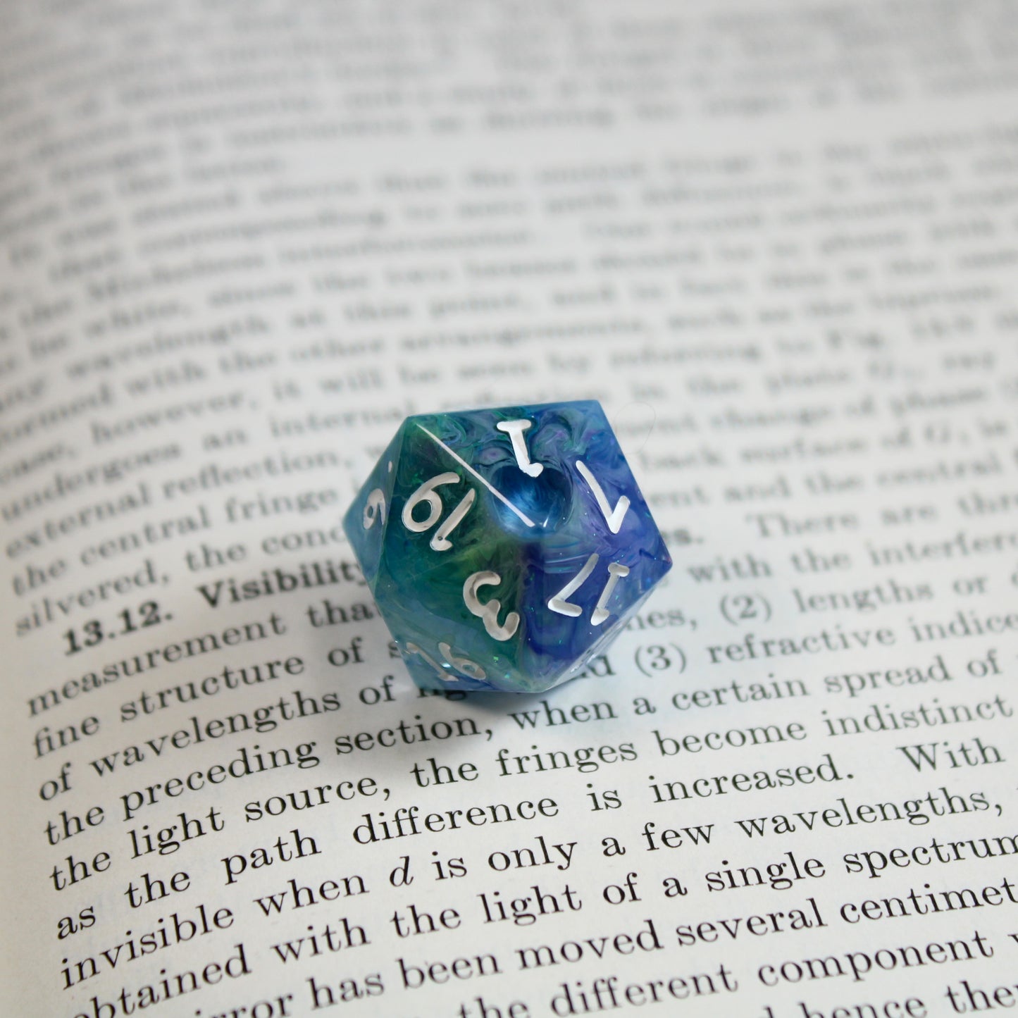 Handmade Ocean Wave d20