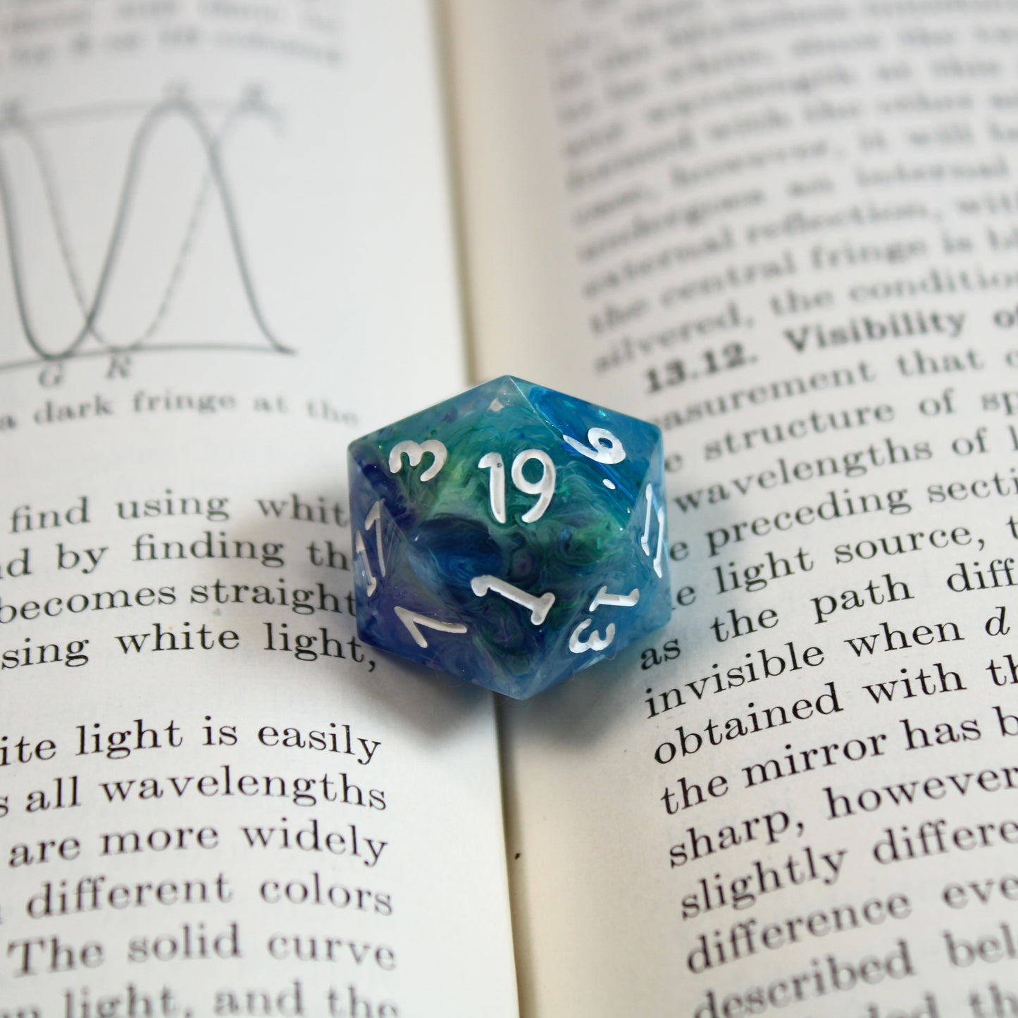 Handmade Ocean Wave d20