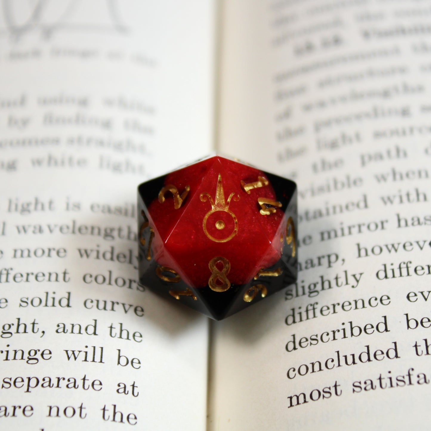 Handmade Molten Core d20