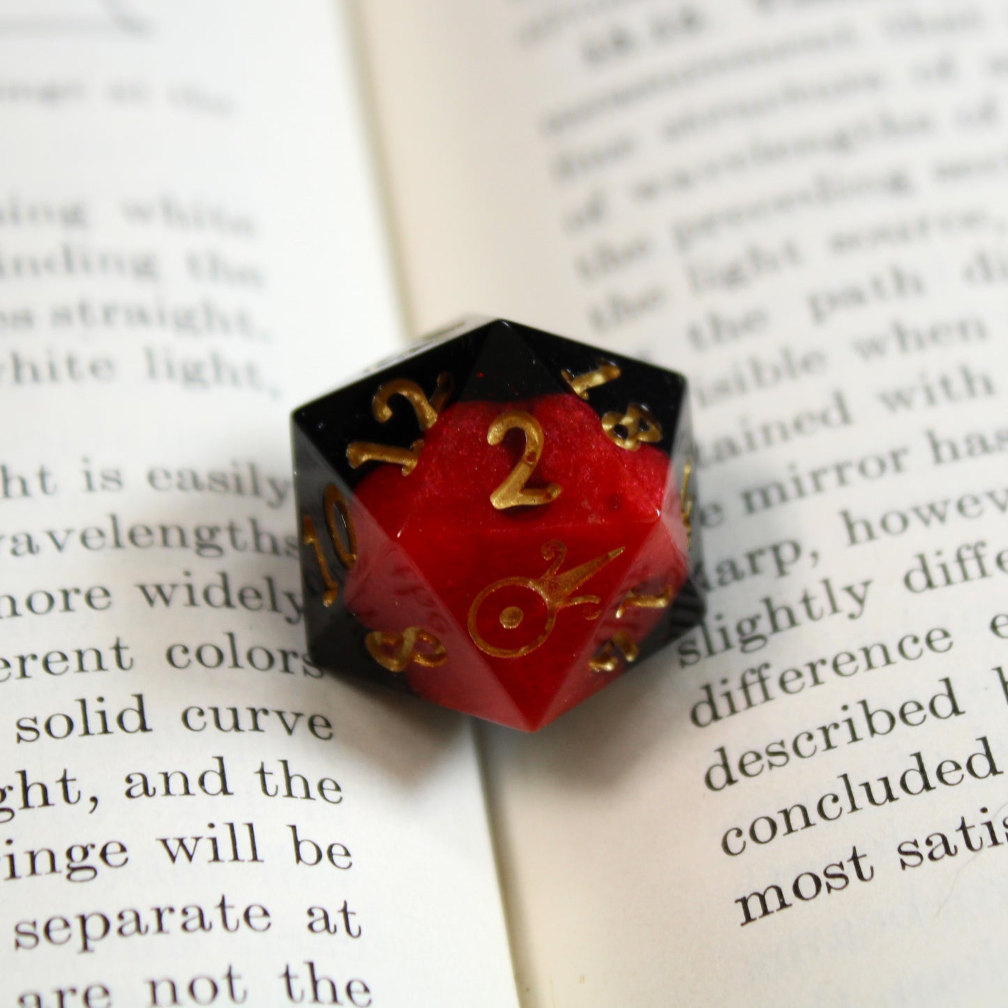 Handmade Molten Core d20