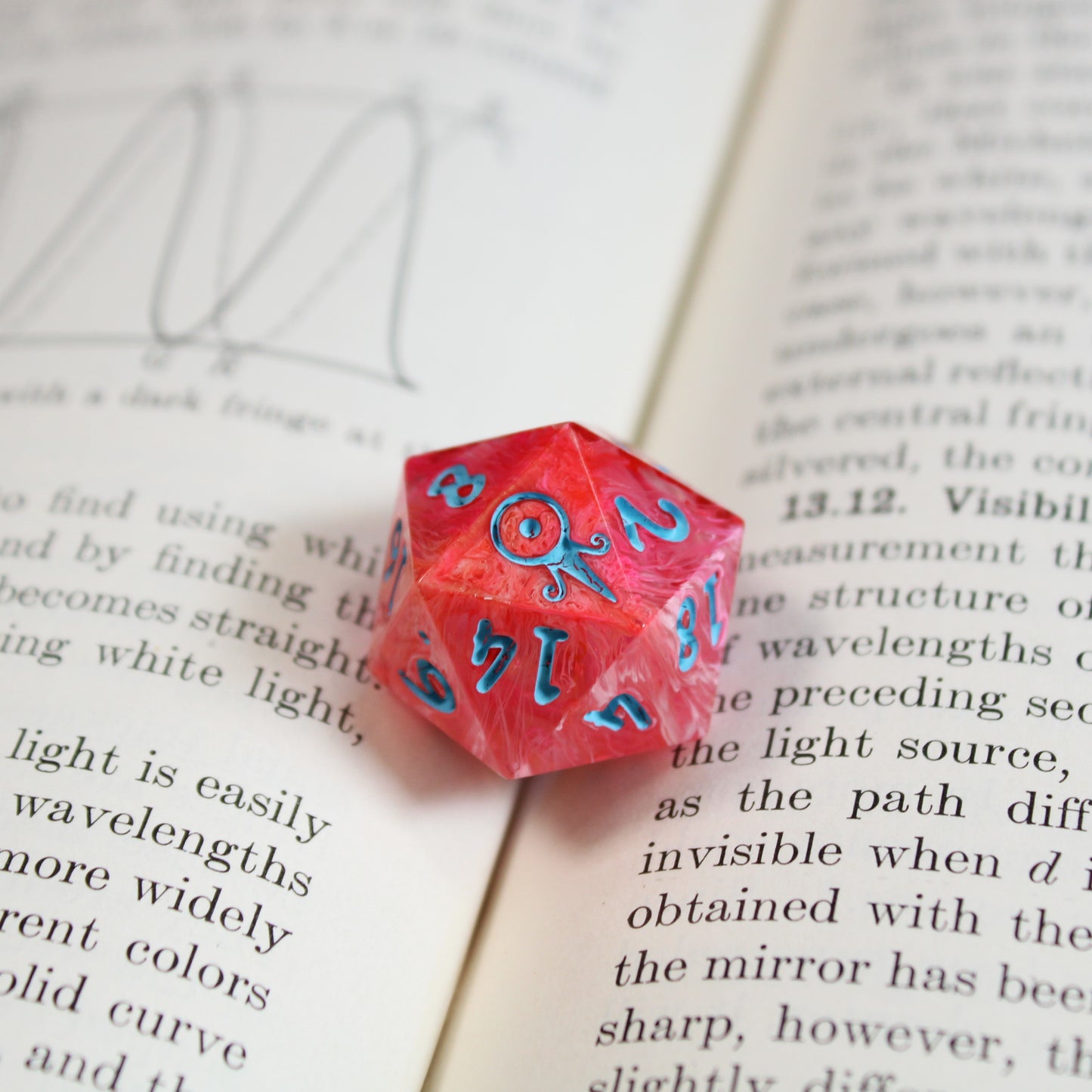 Handmade Pink Drink d20