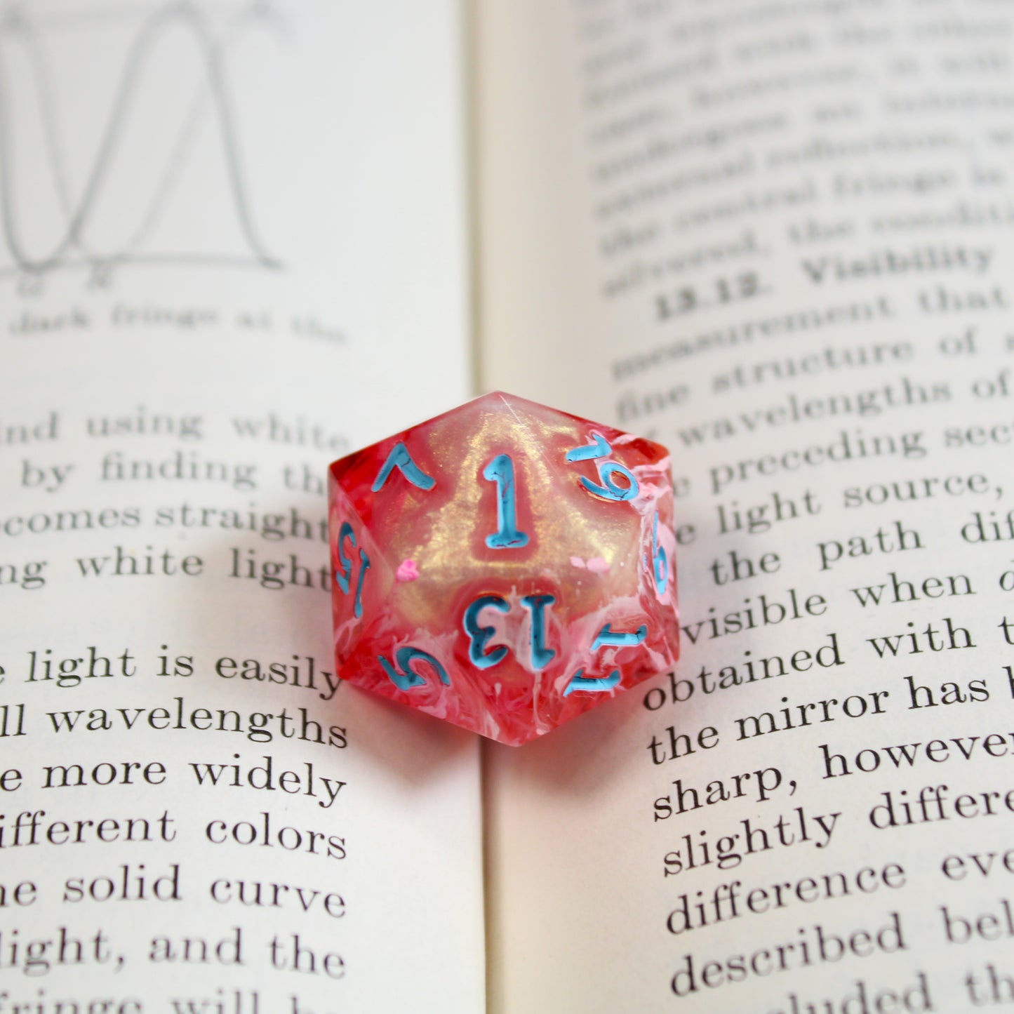 Handmade Pink Drink d20
