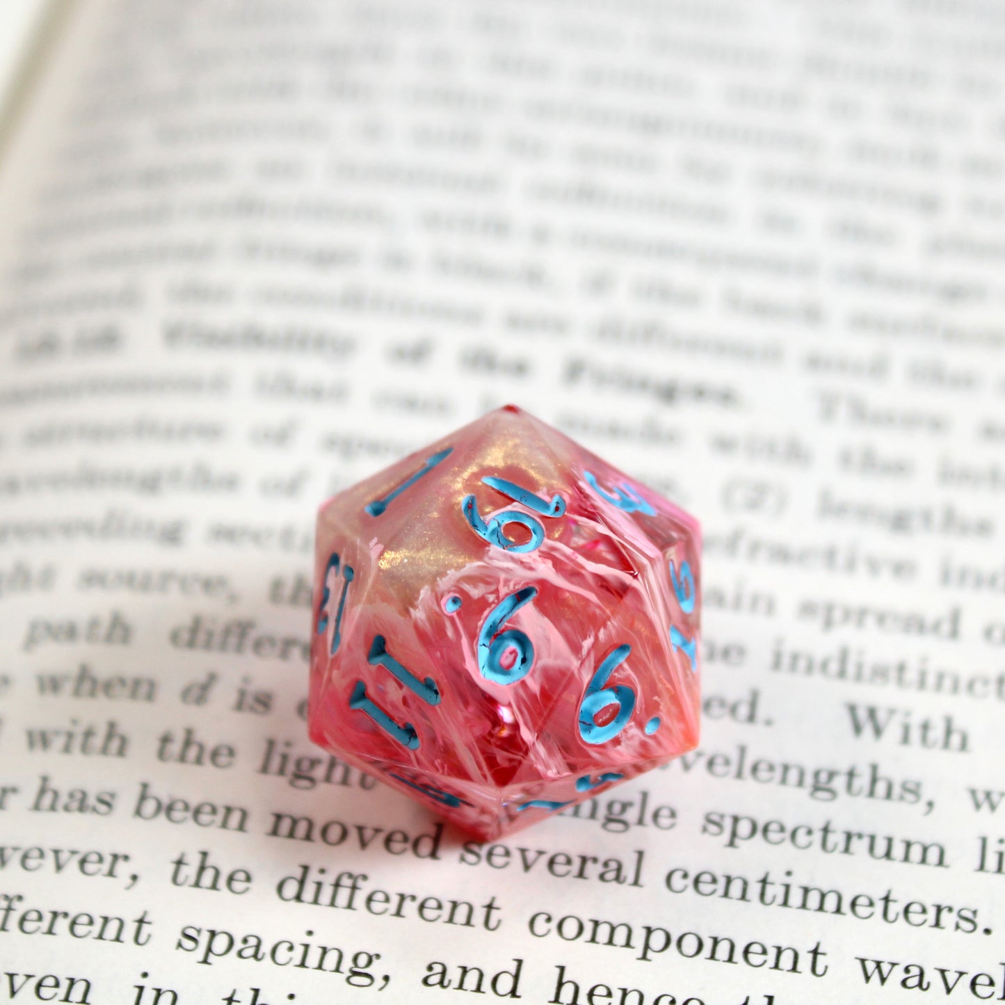 Handmade Pink Drink d20