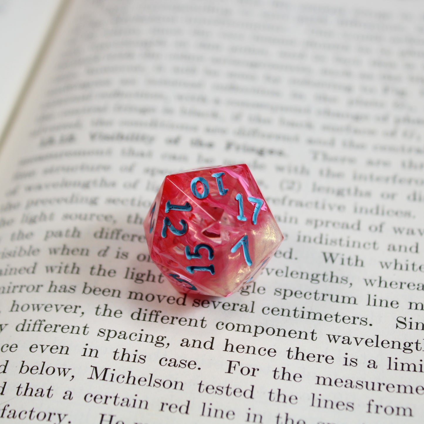 Handmade Pink Drink d20