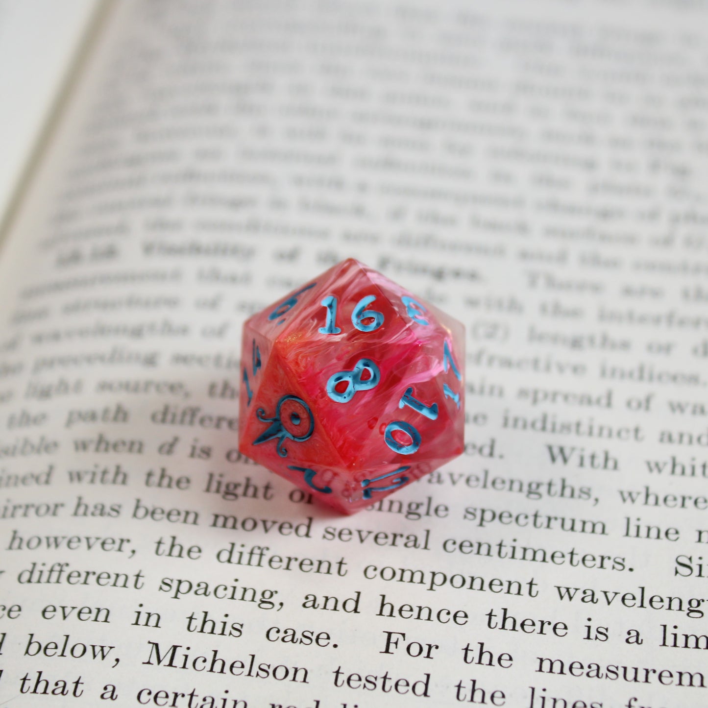 Handmade Pink Drink d20