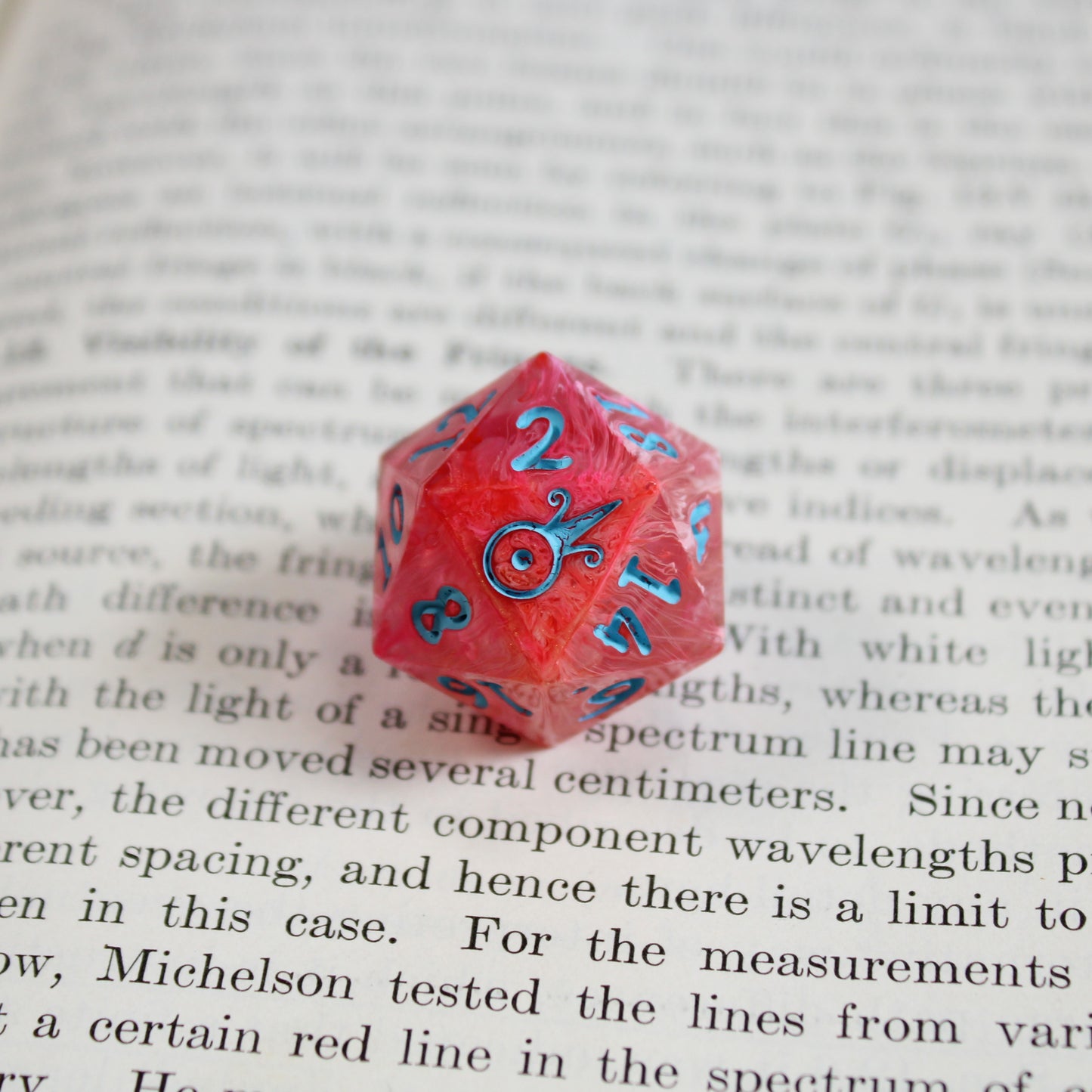 Handmade Pink Drink d20