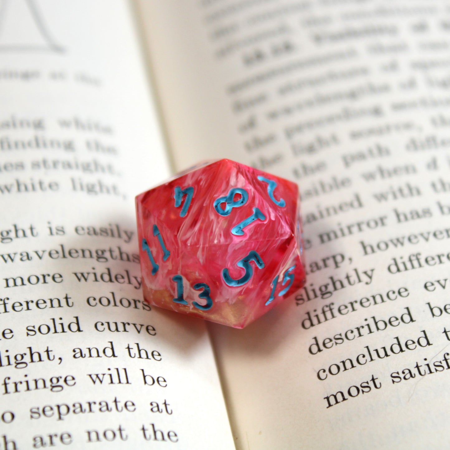 Handmade Pink Drink d20