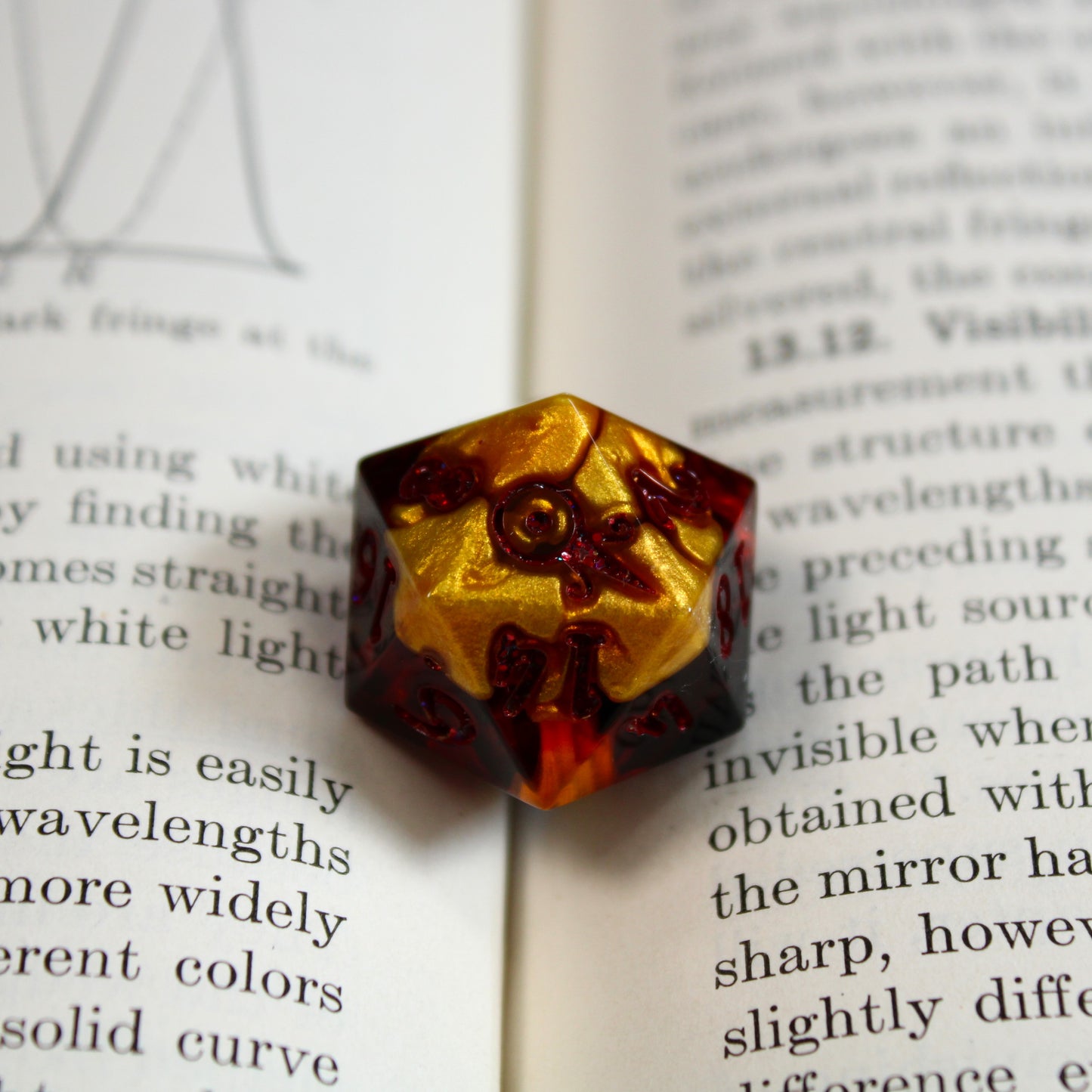 Handmade Magma d20