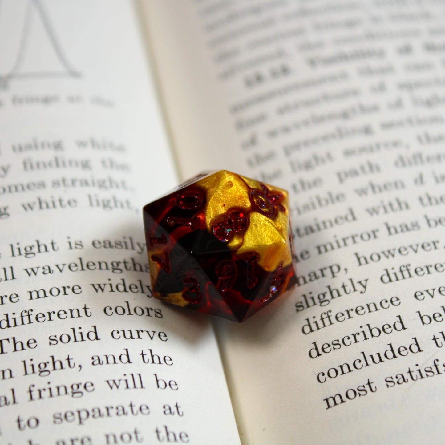 Handmade Magma d20