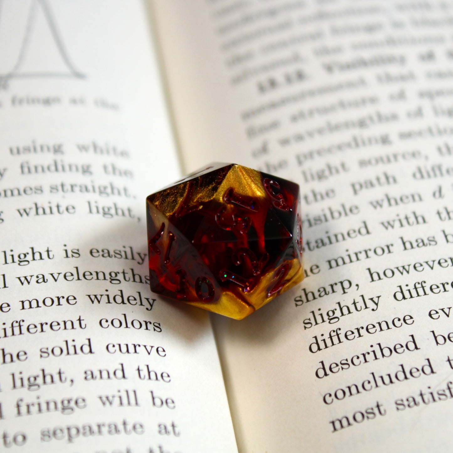 Handmade Magma d20