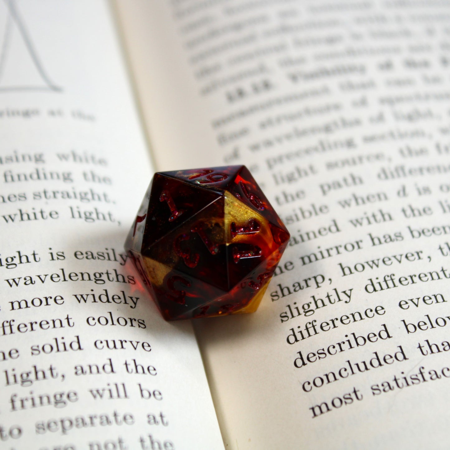Handmade Magma d20