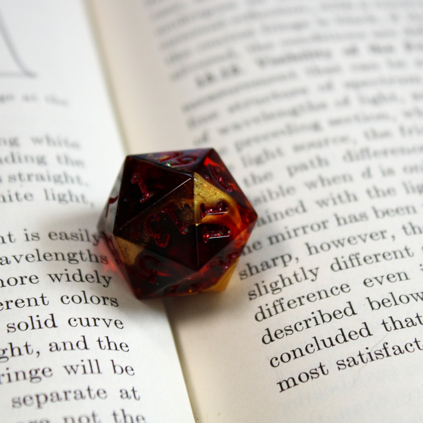Handmade Magma d20