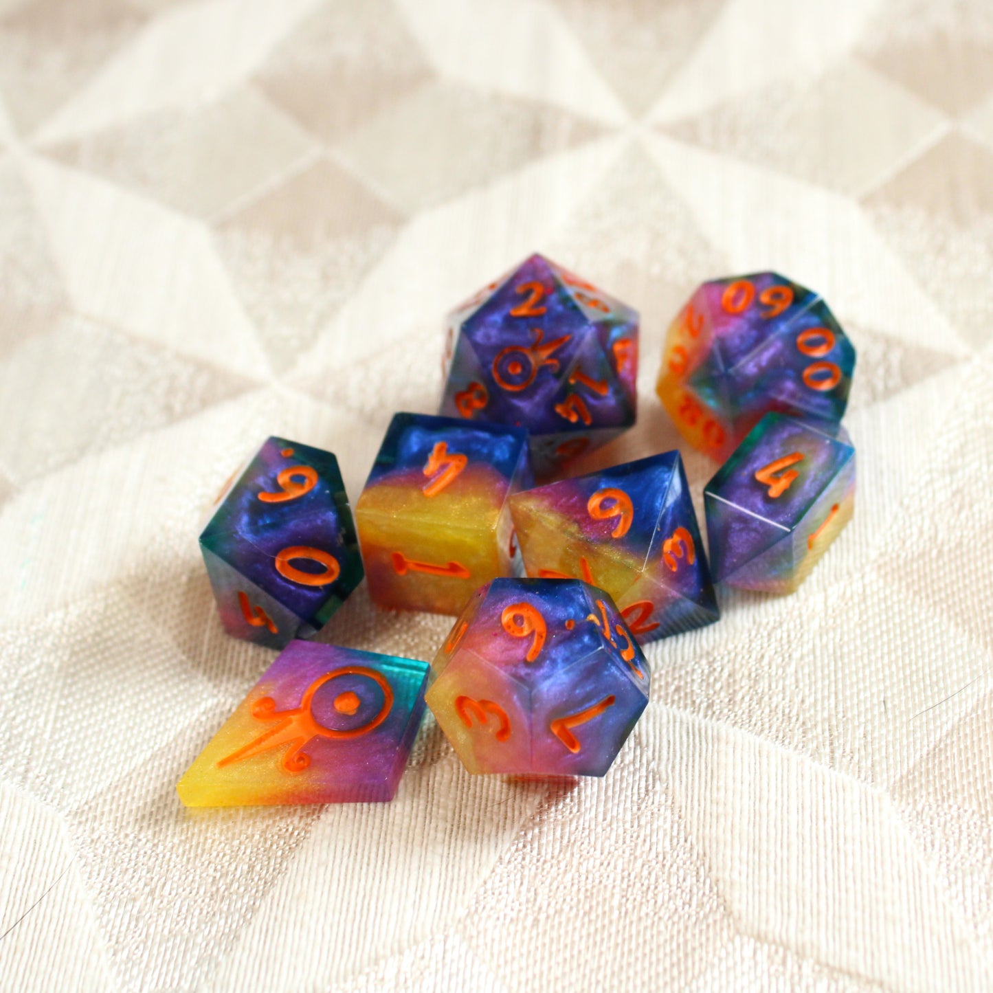 Handmade Sunrise Dice