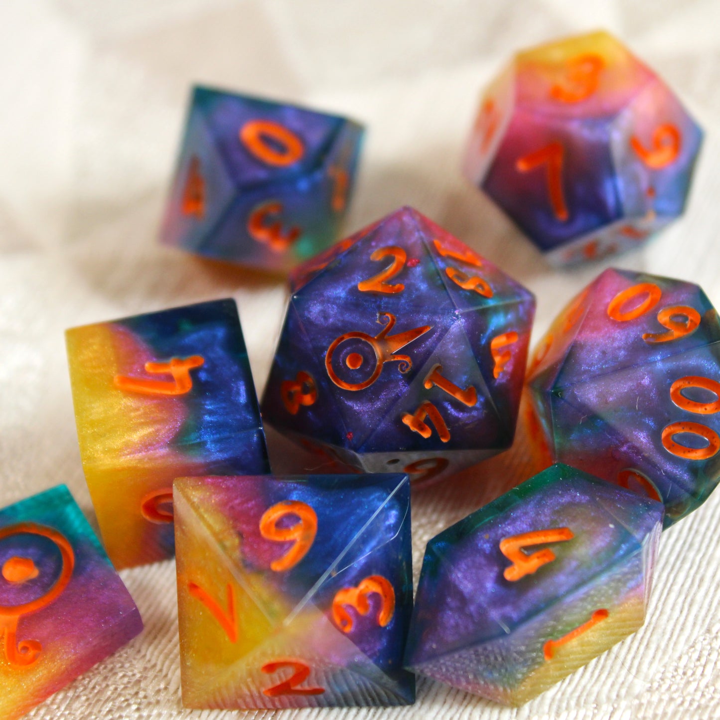 Handmade Sunrise Dice