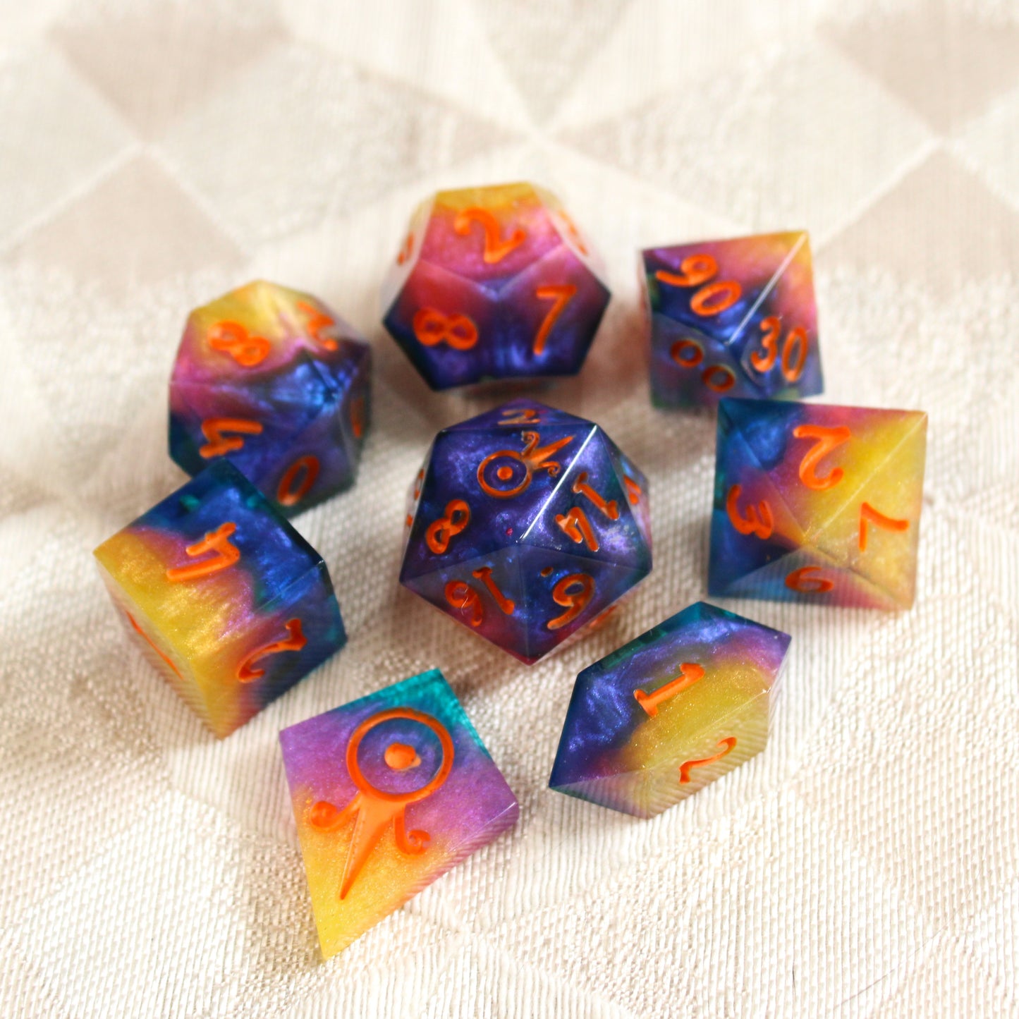 Handmade Sunrise Dice