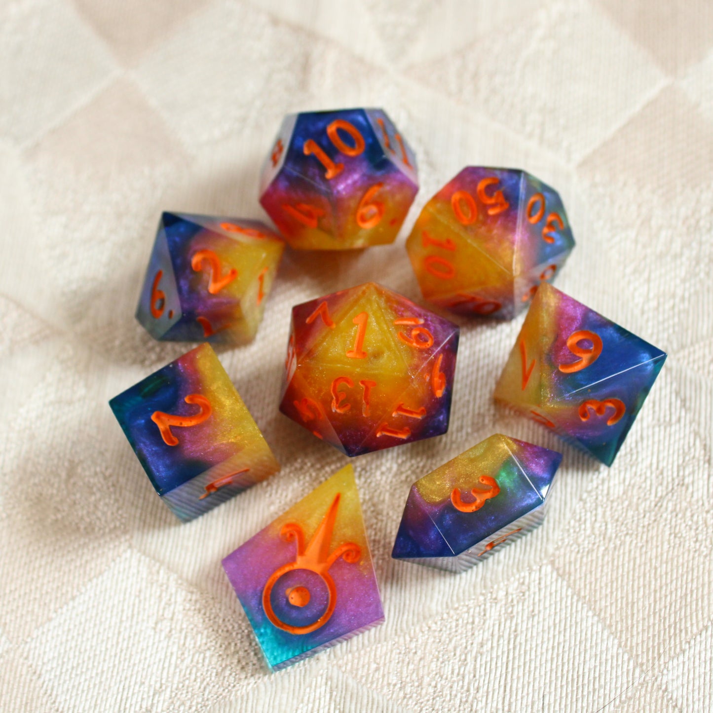 Handmade Sunrise Dice