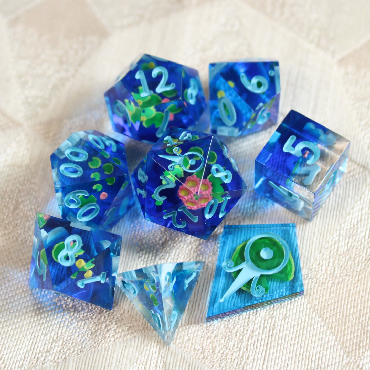 Handmade Pond Dice