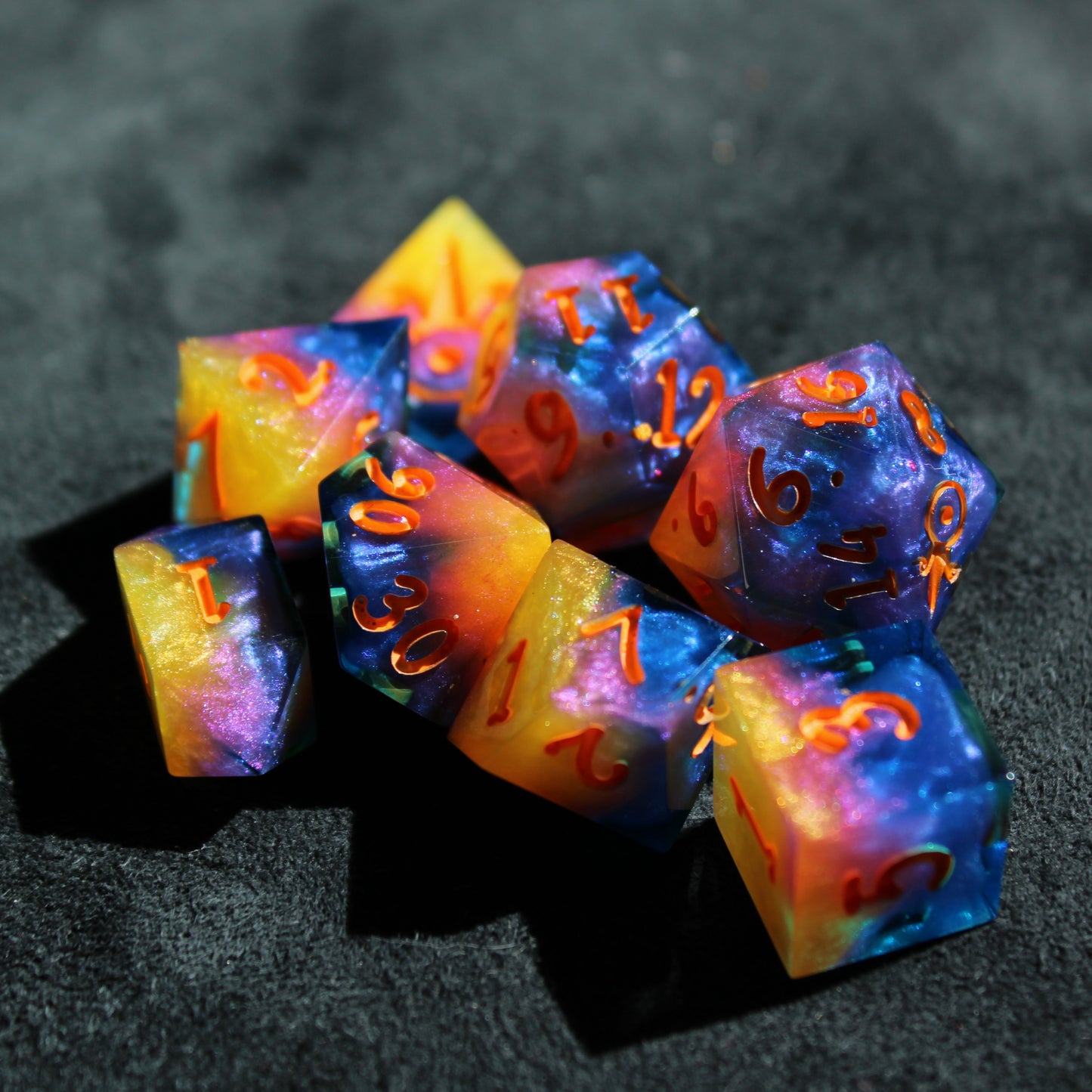 Handmade Sunrise Dice