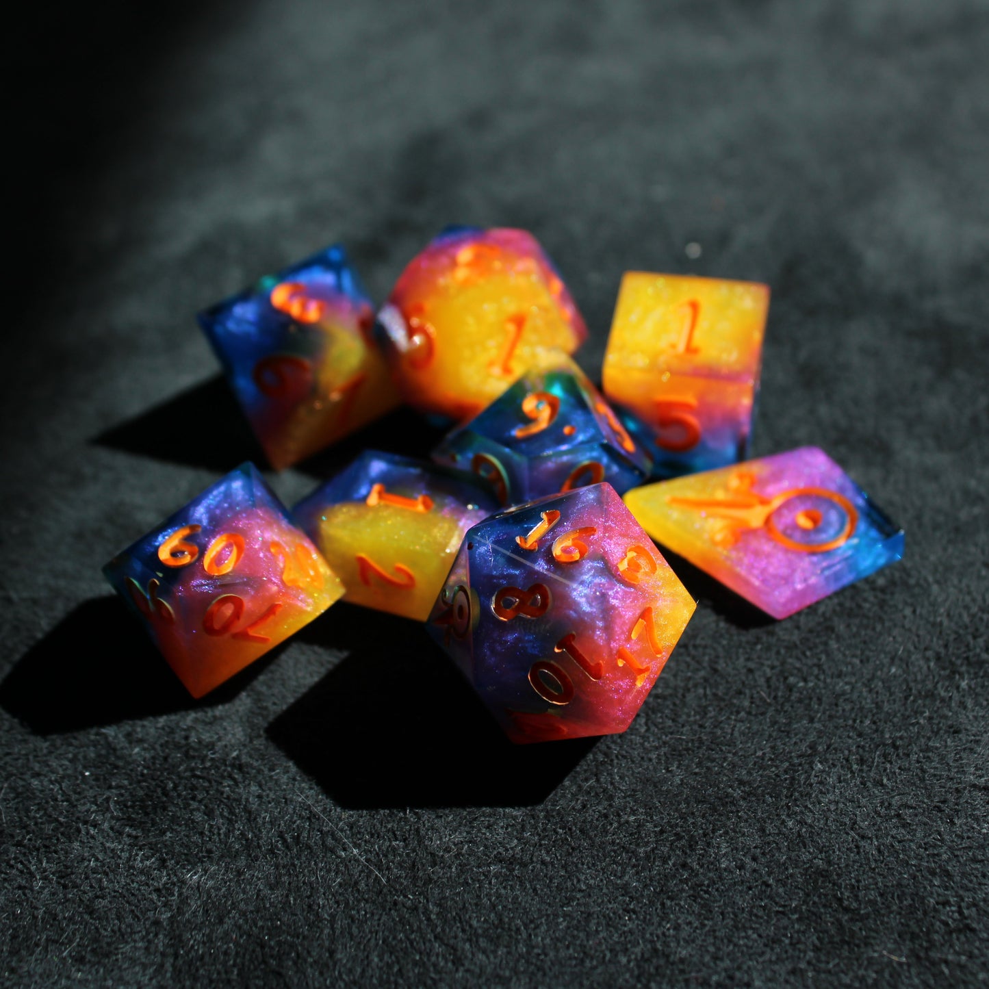 Handmade Sunrise Dice