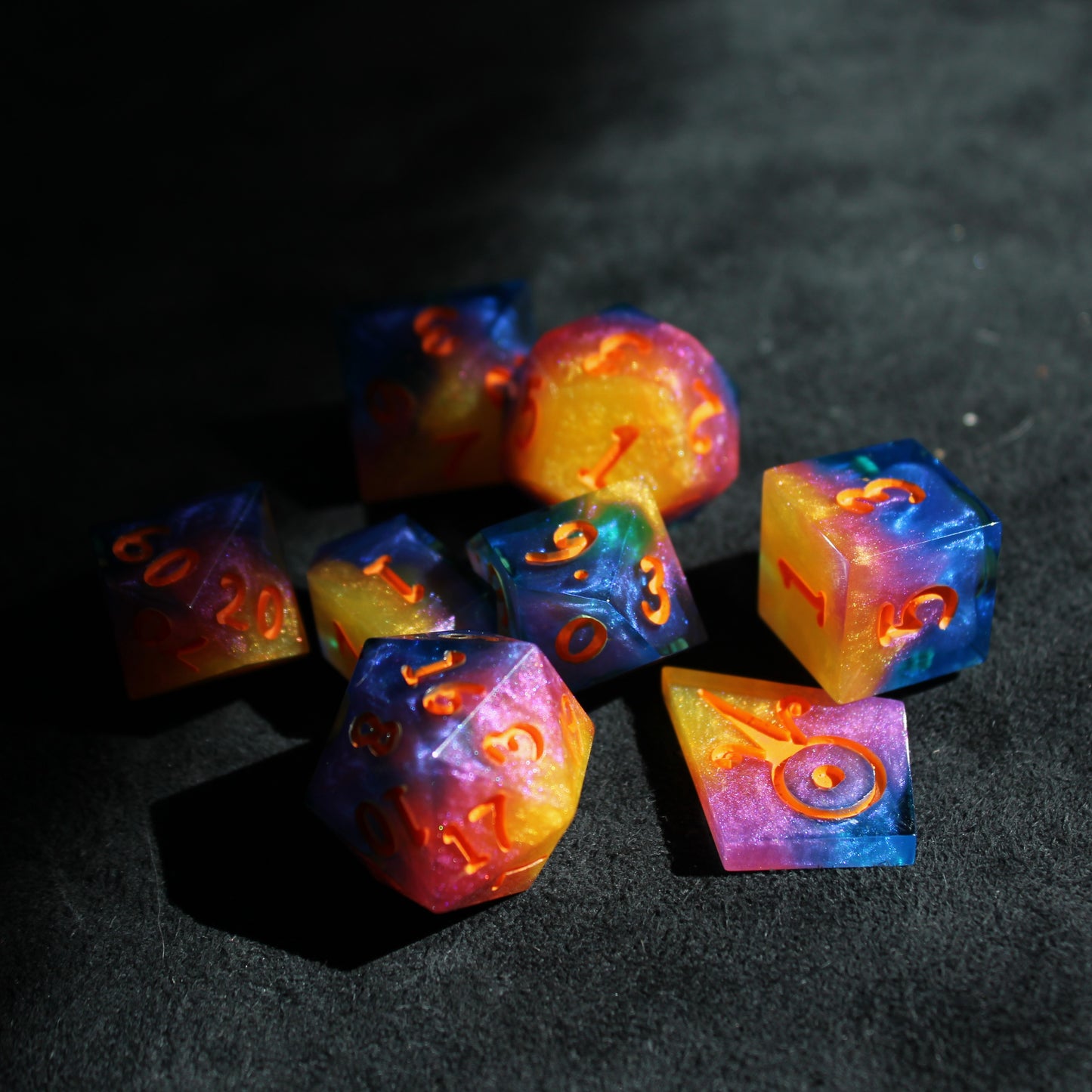 Handmade Sunrise Dice