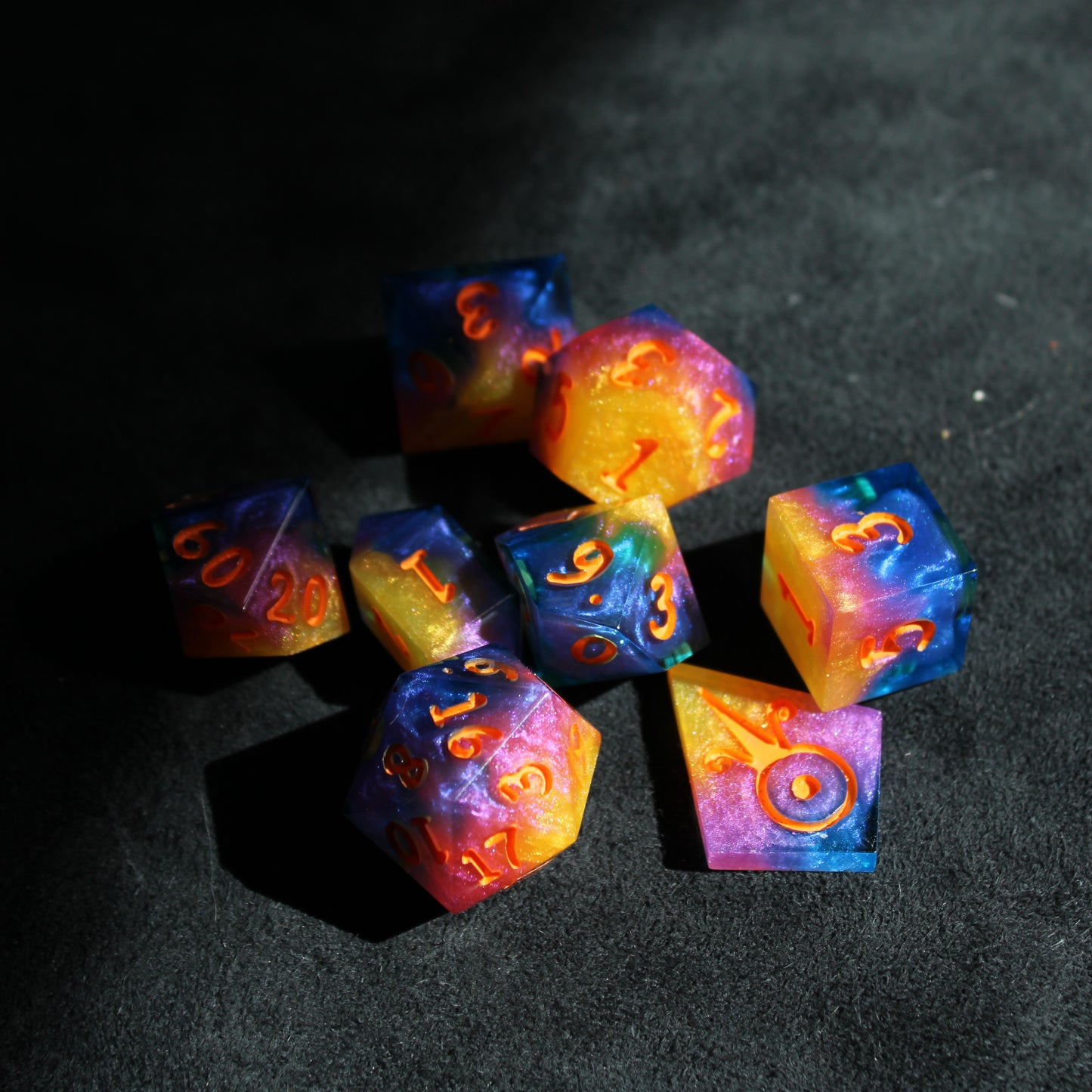 Handmade Sunrise Dice