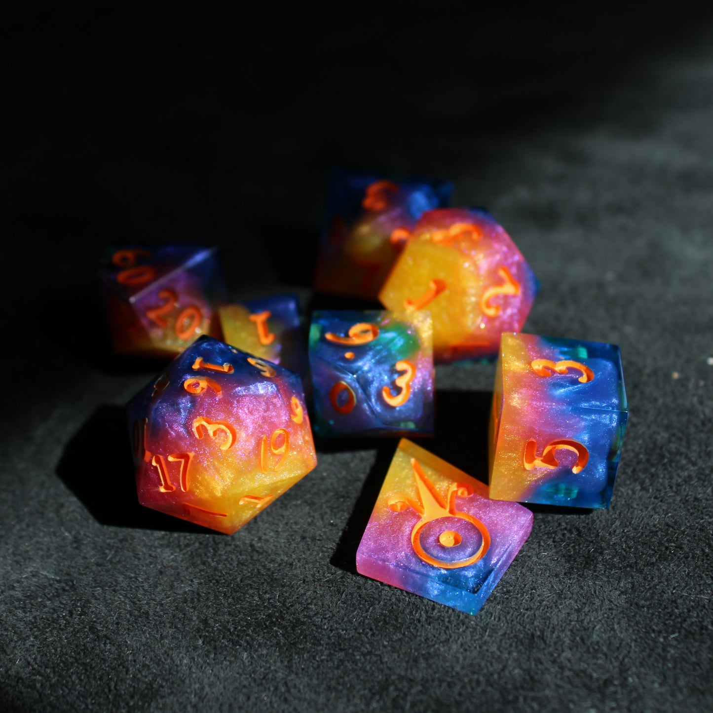 Handmade Sunrise Dice