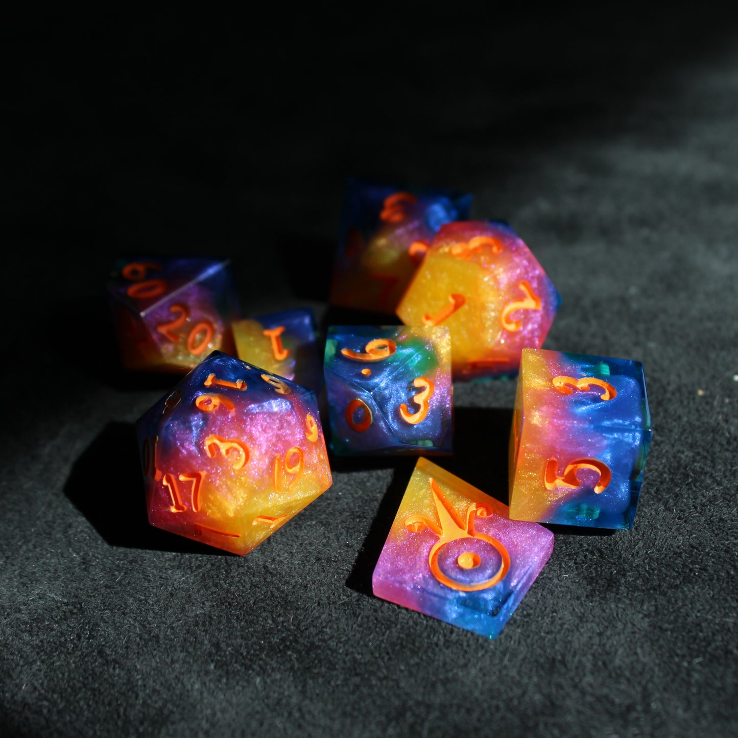 Handmade Sunrise Dice