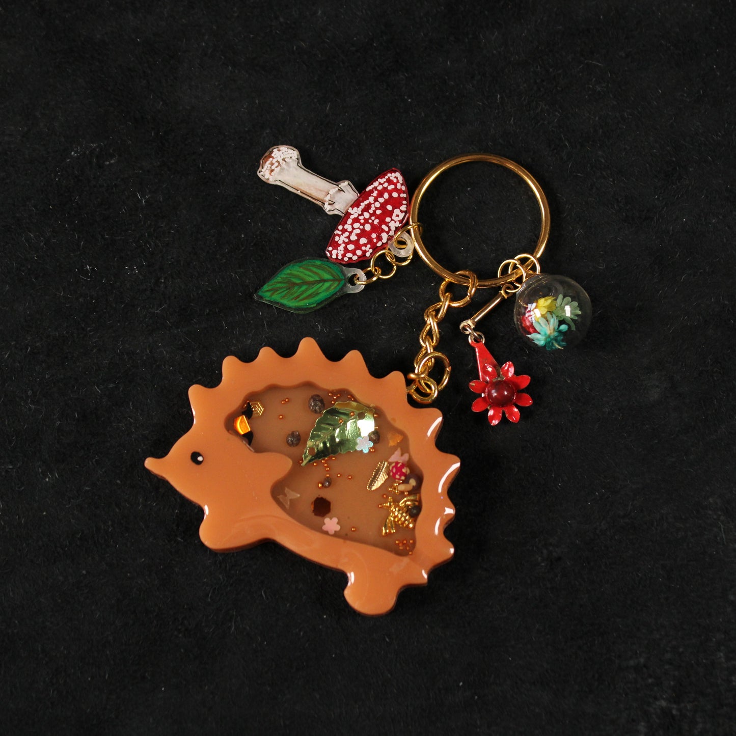 Hedgehog Shaker Charm
