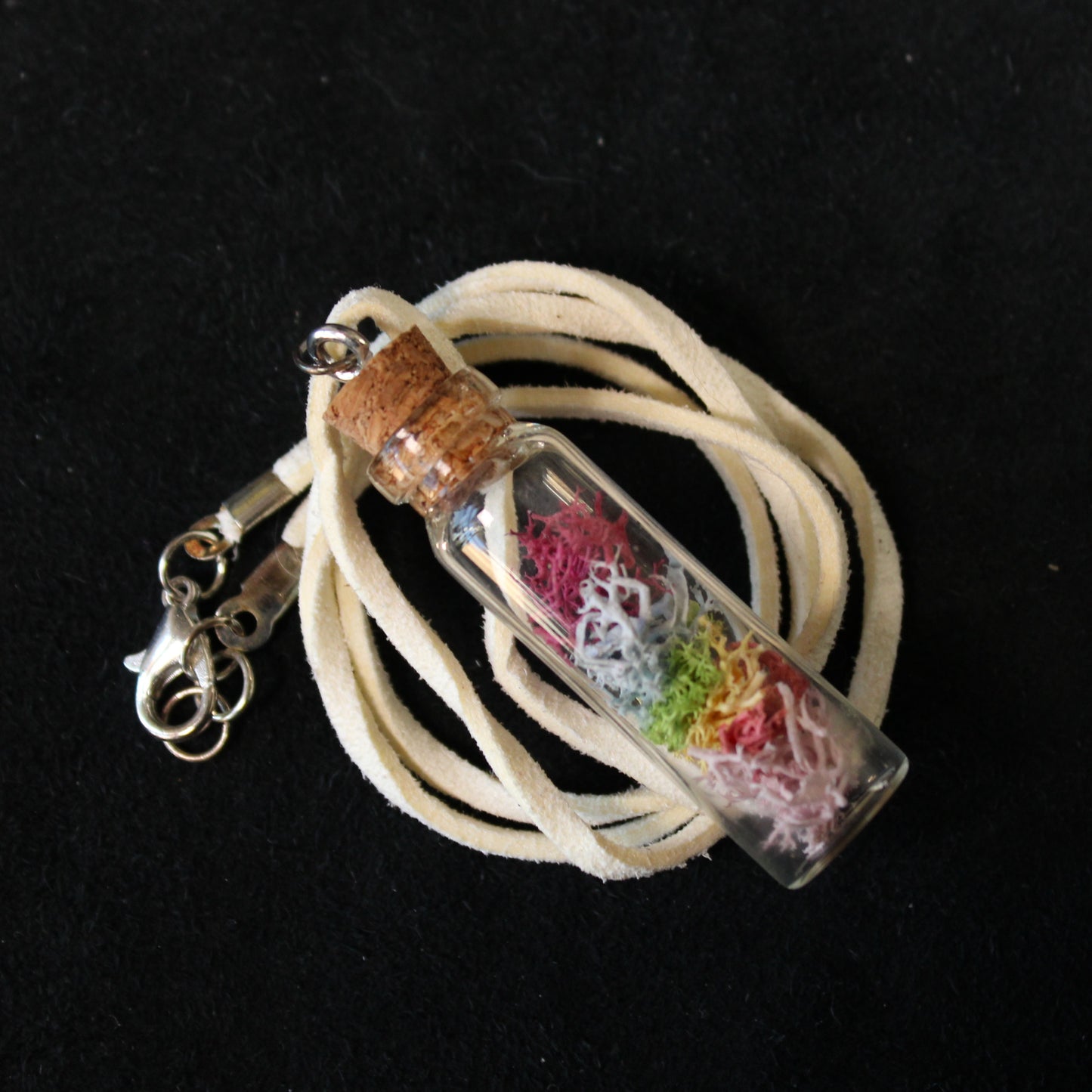 Rainbow Moss Necklace