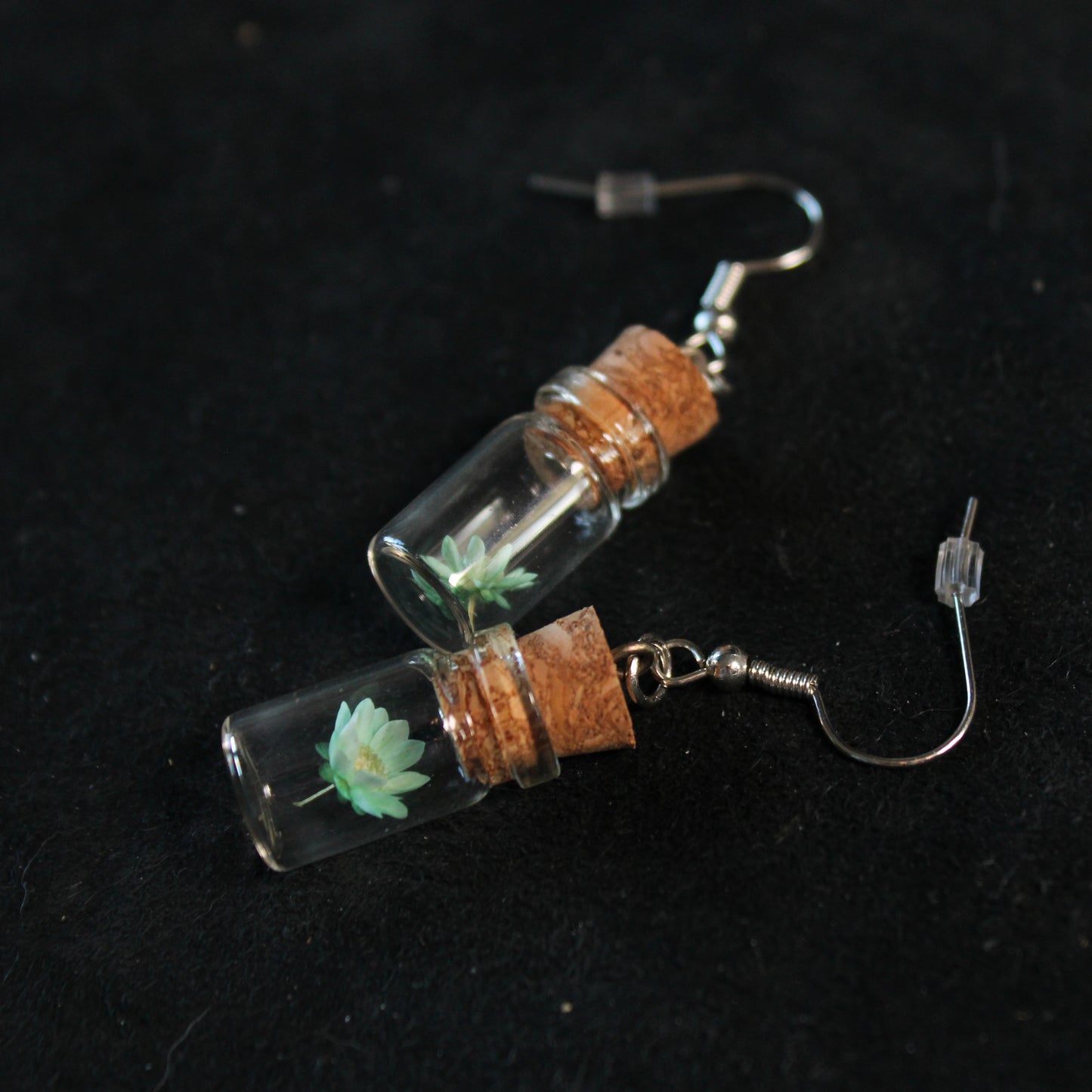 Seafoam Flower Earrings