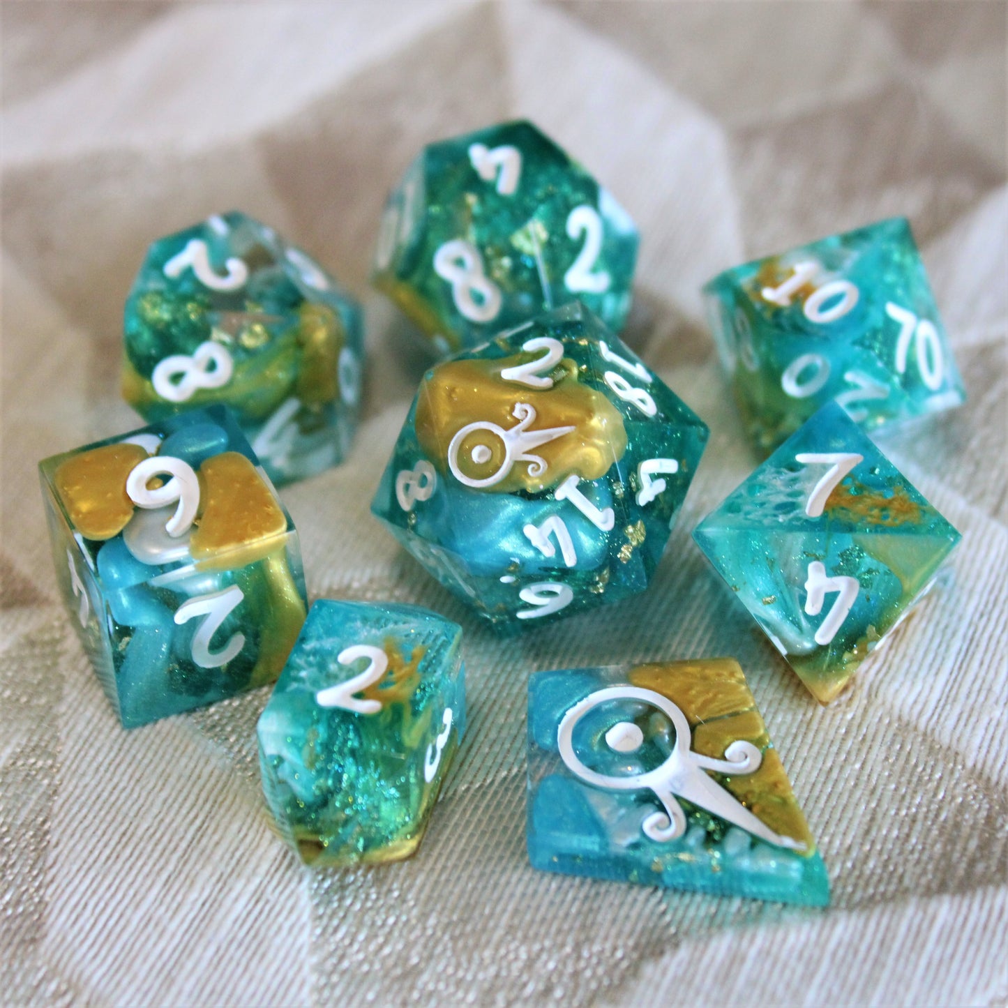 Handmade Sky Island Dice