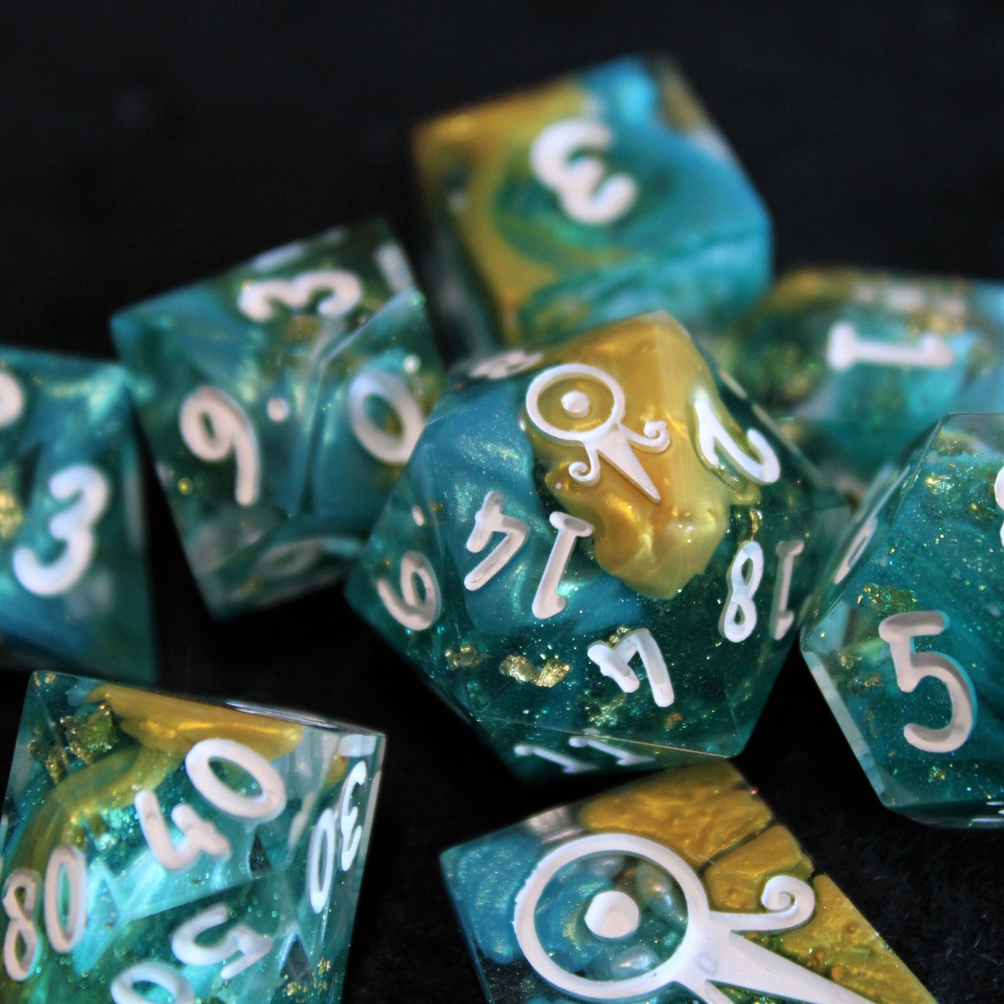 Handmade Sky Island Dice