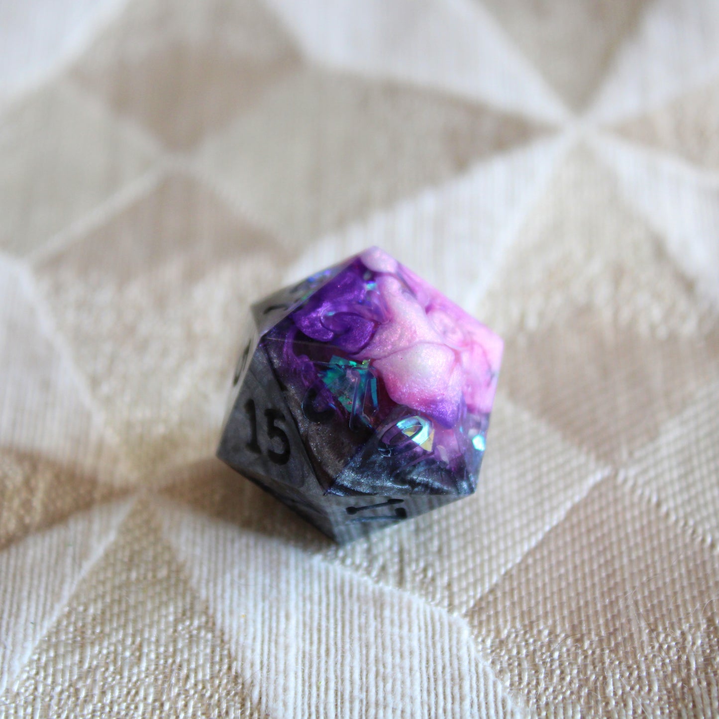 RAW Handmade Warrior Princess Prototype Dice
